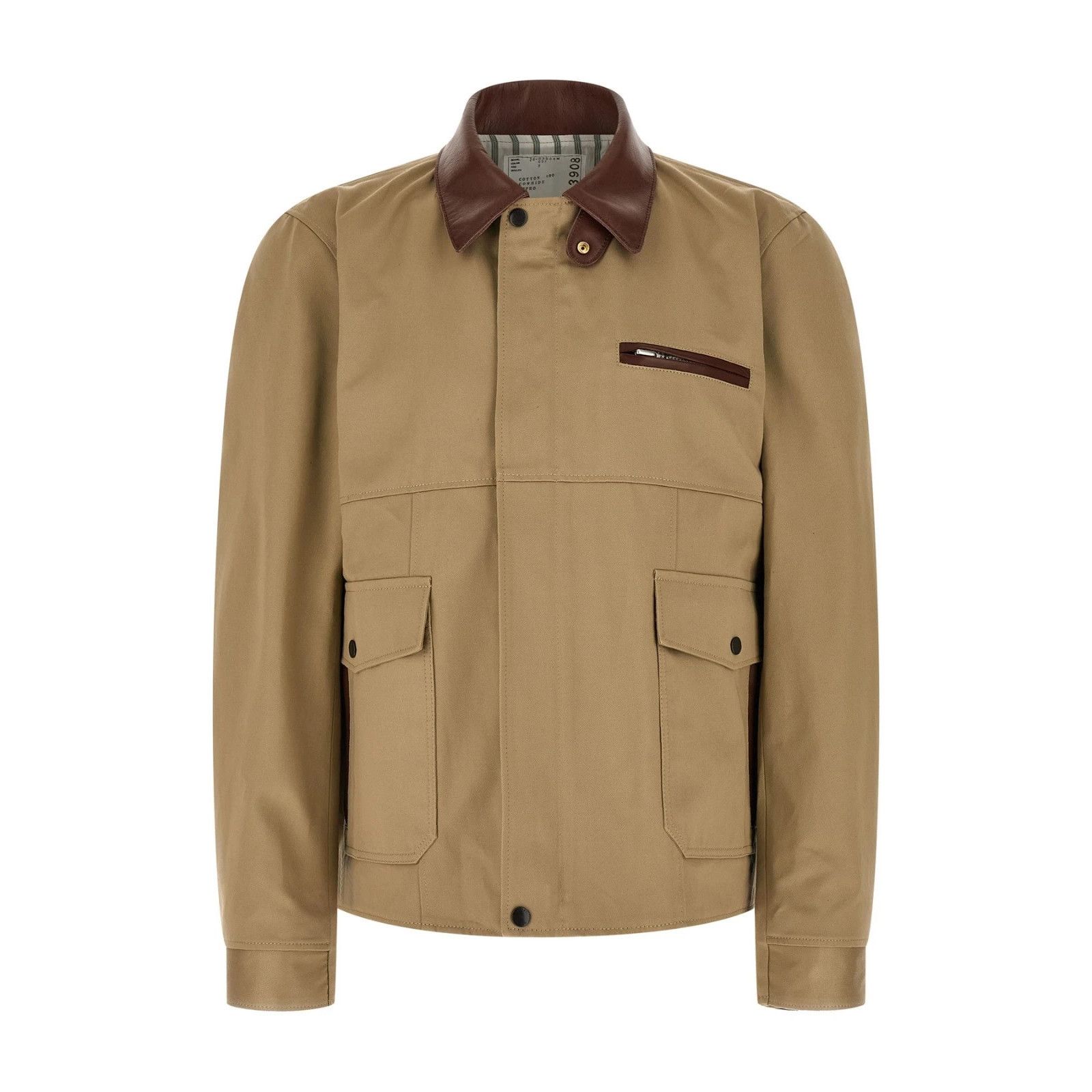 SACAI Blouson Beige Cotton Jacket New & Authentic (Men's siz