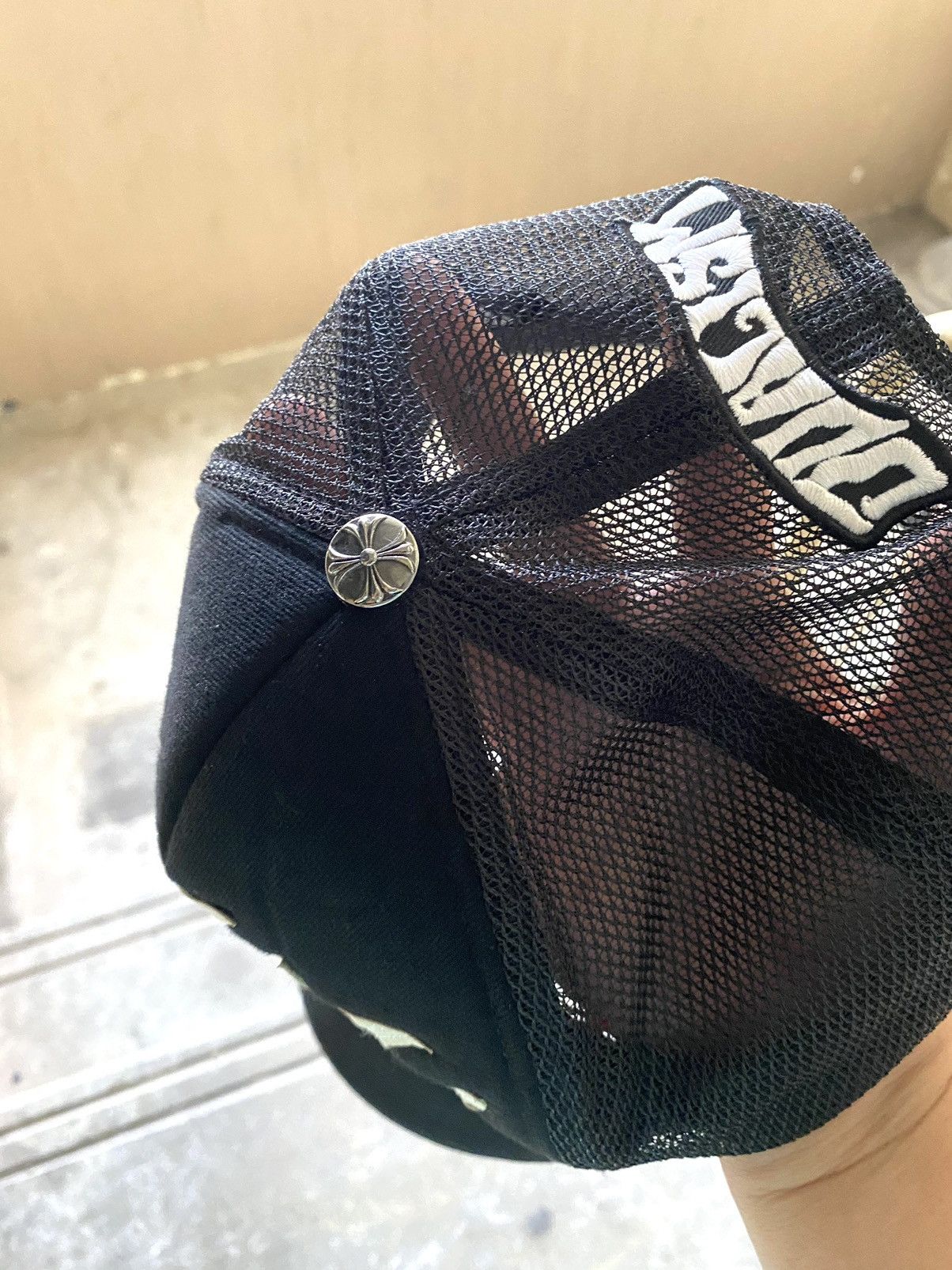 Japanese Brand Vintage cap Leather Cross Dualism inspired Chrome hearts Size ONE SIZE - 6 Thumbnail