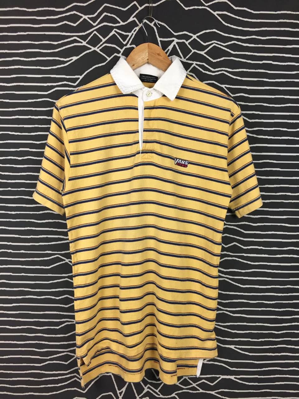 Vans Vtg Vans USA Skateboards Striped Polo Tee Size US M / EU 48-50 / 2 - 2 Thumbnail