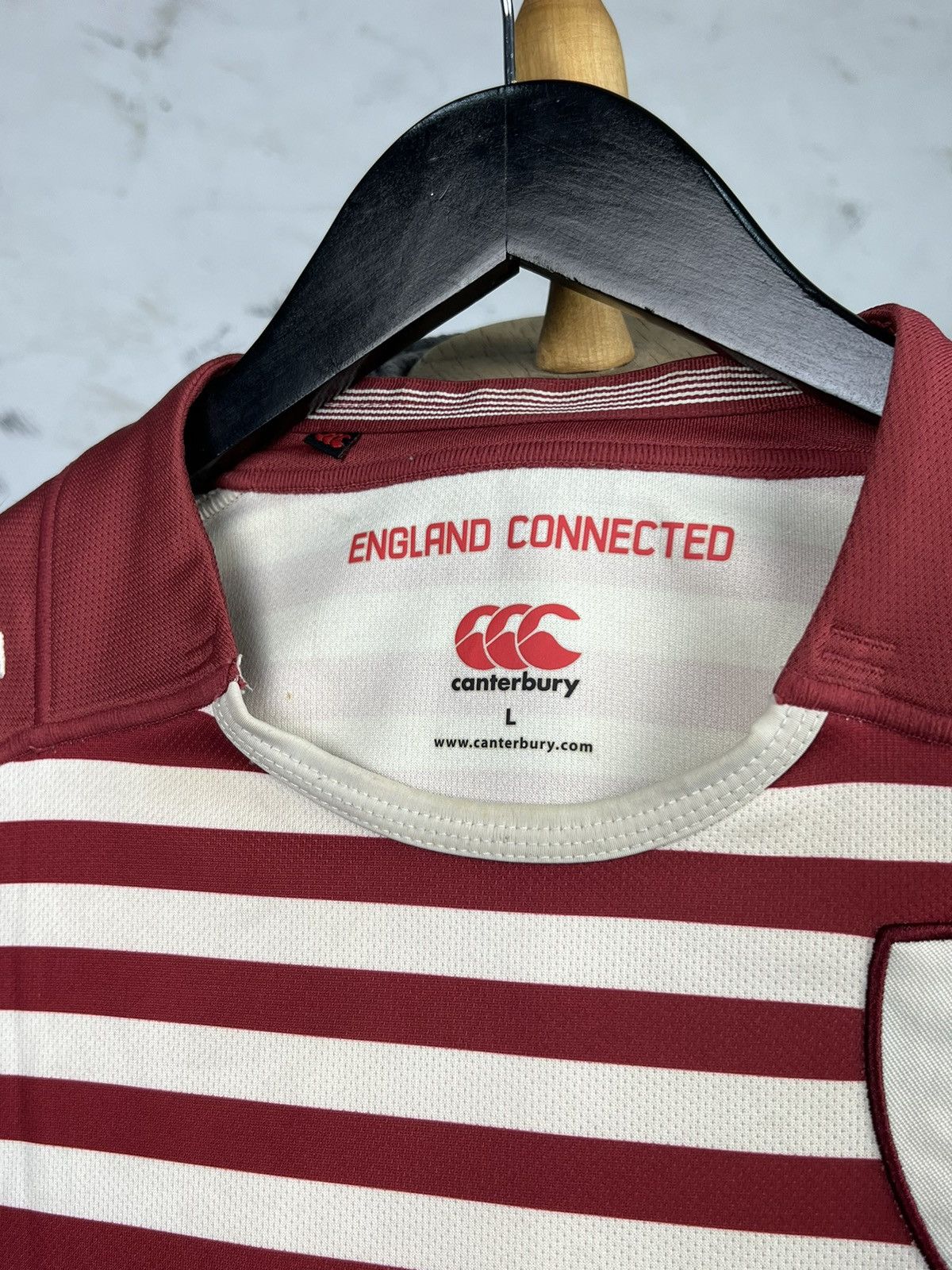 Canterbury of New Zealand Canterbury England Rugby Jersey Shirt 2013 - 2014 Size L Size US L / EU 52-54 / 3 - 4 Thumbnail