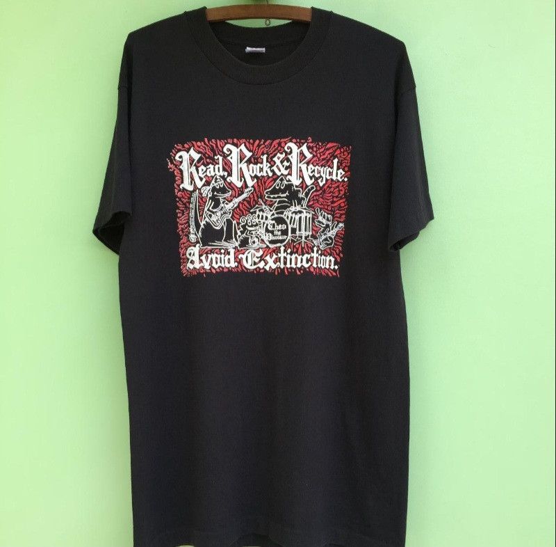 Vintage Vintahe X THEO DINOSAUR INTERACTIVE PLAYBOOK 1990"s T-Shirt Size US S / EU 44-46 / 1 - 1 Thumbnail