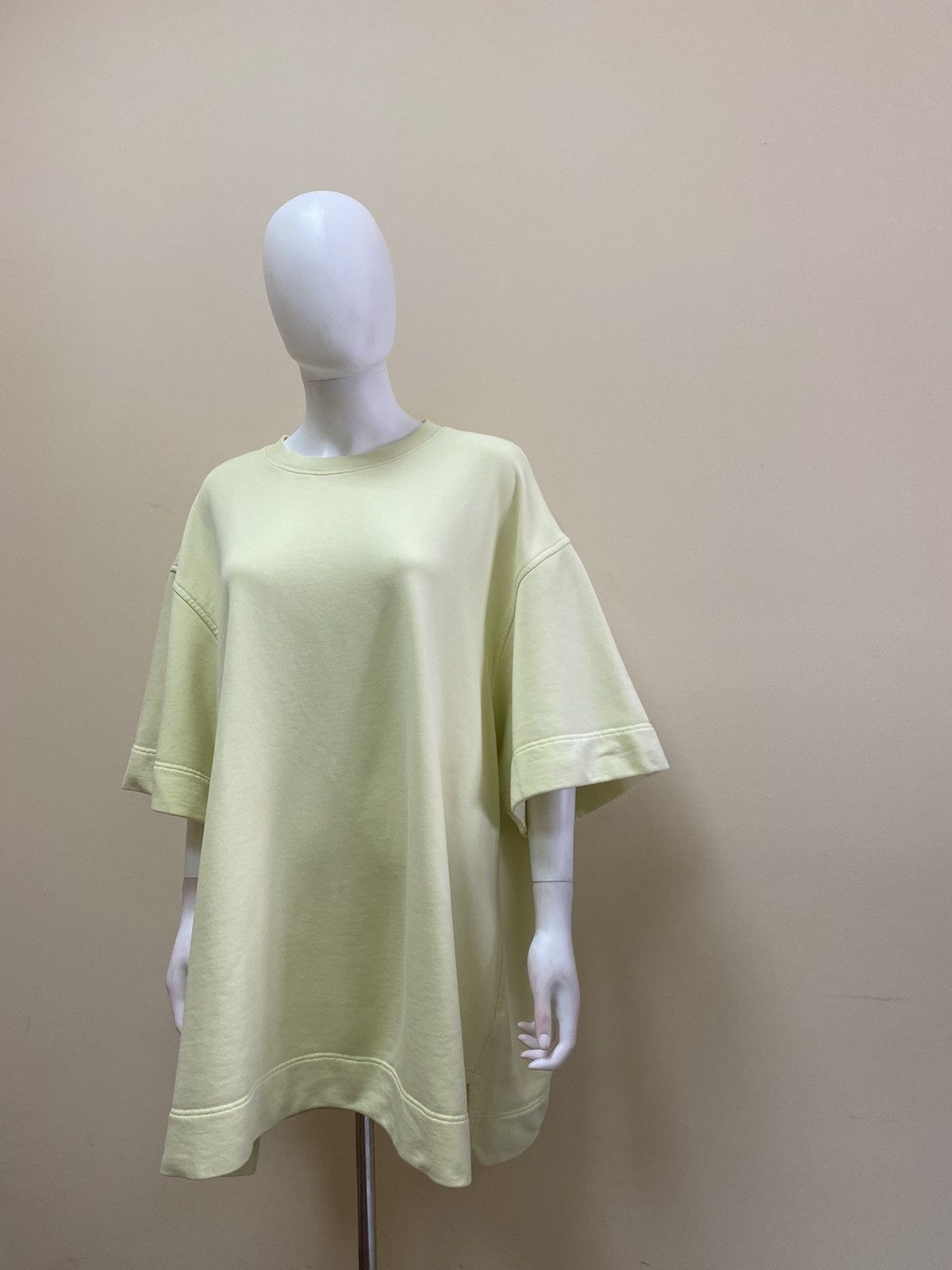 Dries Van Noten Dries Van Noten Womens Yellow Oversized Sweatshirt Size M Size M / US 6-8 / IT 42-44 - 3 Thumbnail
