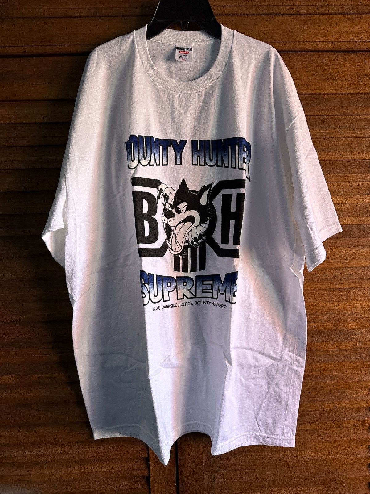 Bounty Hunter Wolf Tee White XXL