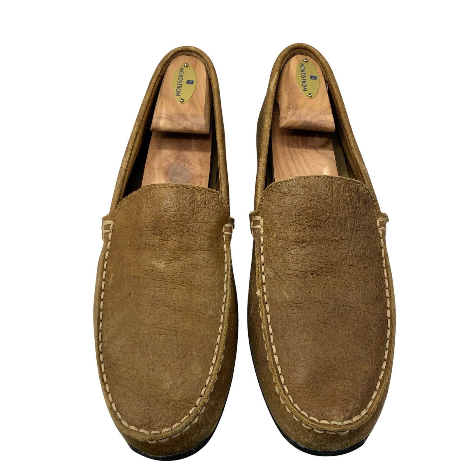 Footjoy FootJoy Loafers 10 M Tan Leather Driving Moccasin Slip On Size US 10 / EU 43 - 8 Thumbnail
