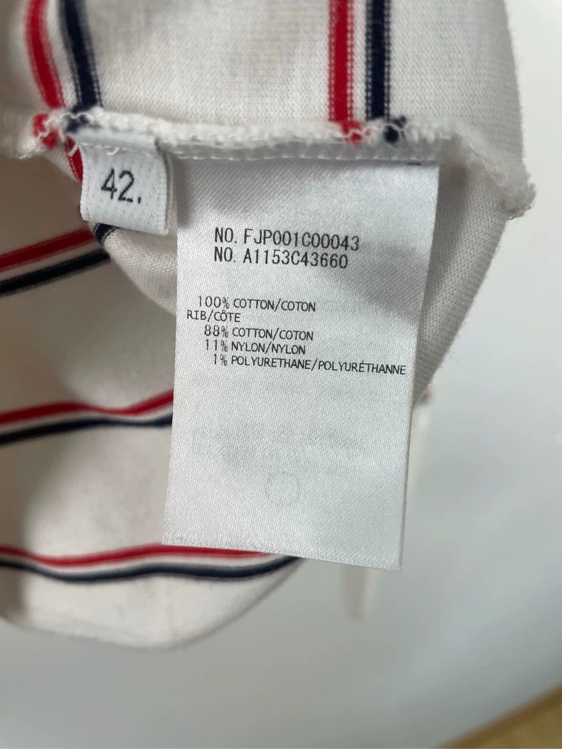Thom Browne Thom Browne size42 stripe polo Size US XS / EU 42 / 0 - 4 Thumbnail
