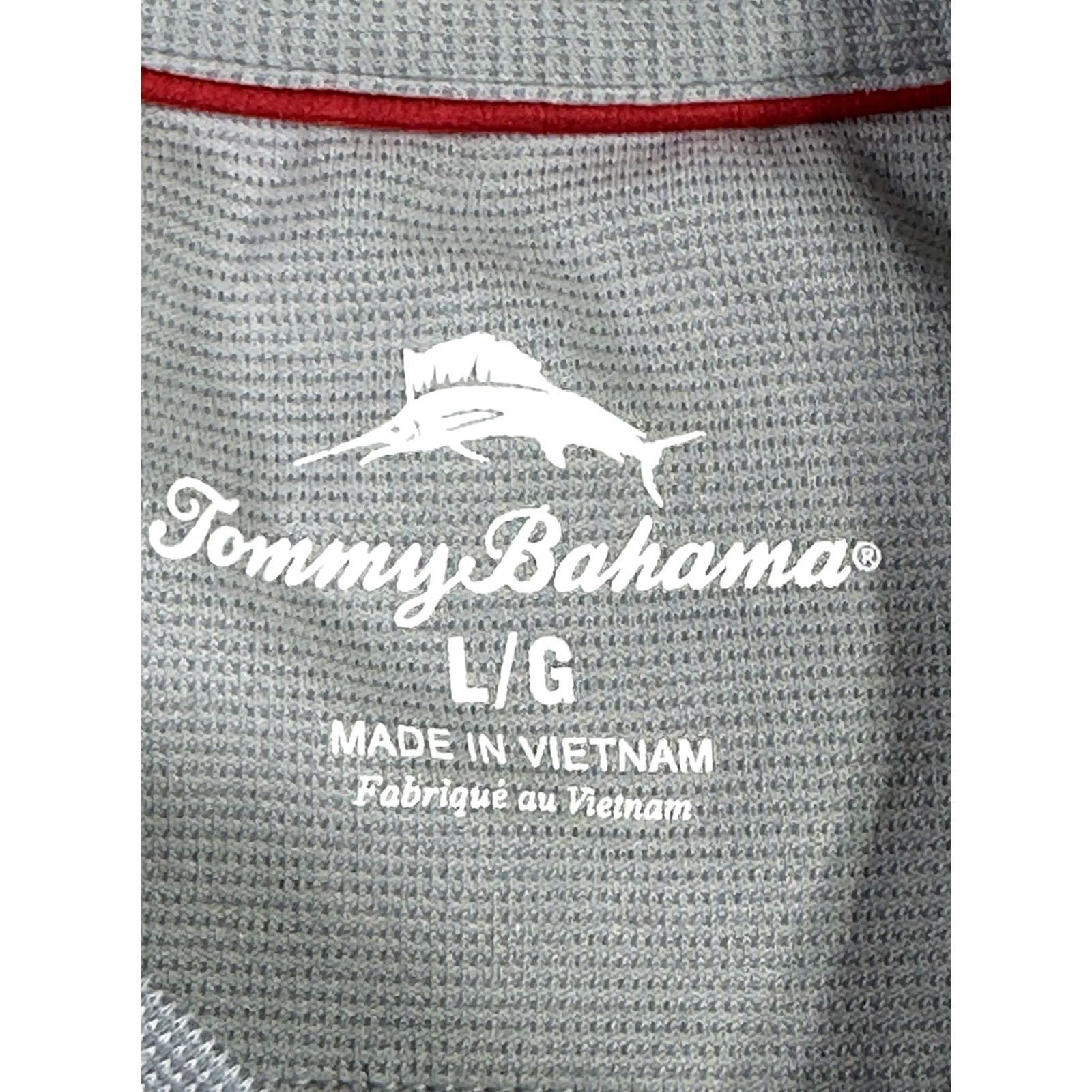 Tommy Bahama Tommy Bahama Men’s Performance T-Shirt Gray L Moisture Wicking Activewear Shirt Mens Size US L / EU 52-54 / 3 - 2 Thumbnail