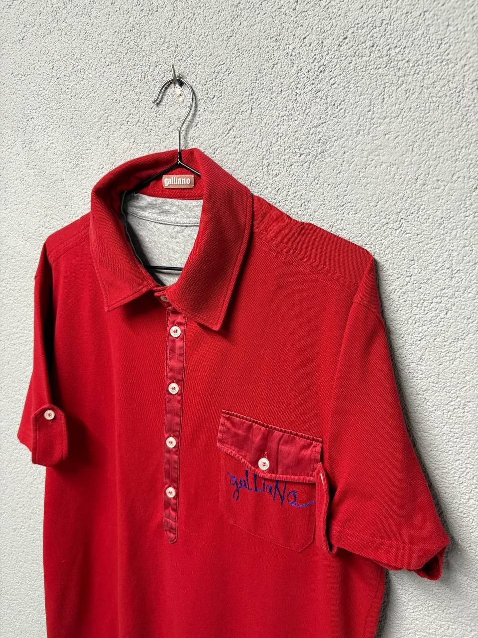 John Galliano Galliano mens polo shirt Large Size US L / EU 52-54 / 3 - 2 Thumbnail