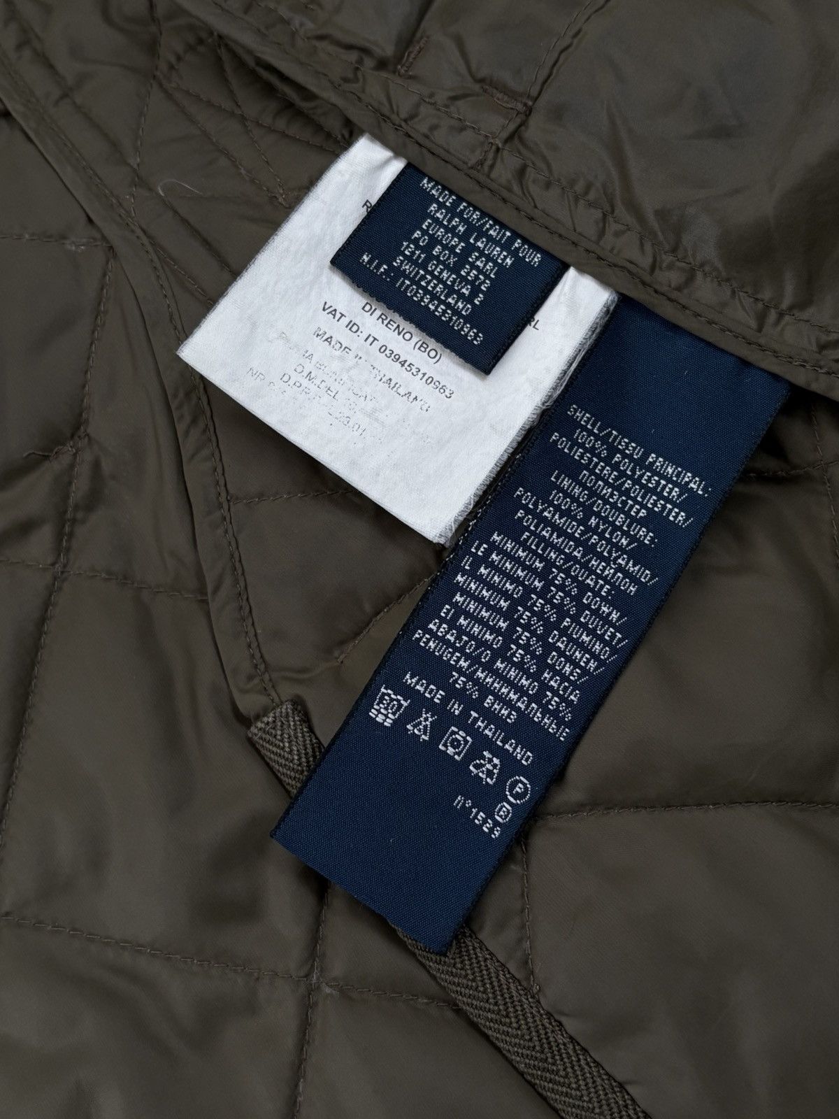 Ralph Lauren Ralph Lauren Olive Green Down & Feather Quilted Zip Jacket Size M / US 6-8 / IT 42-44 - 18 Thumbnail