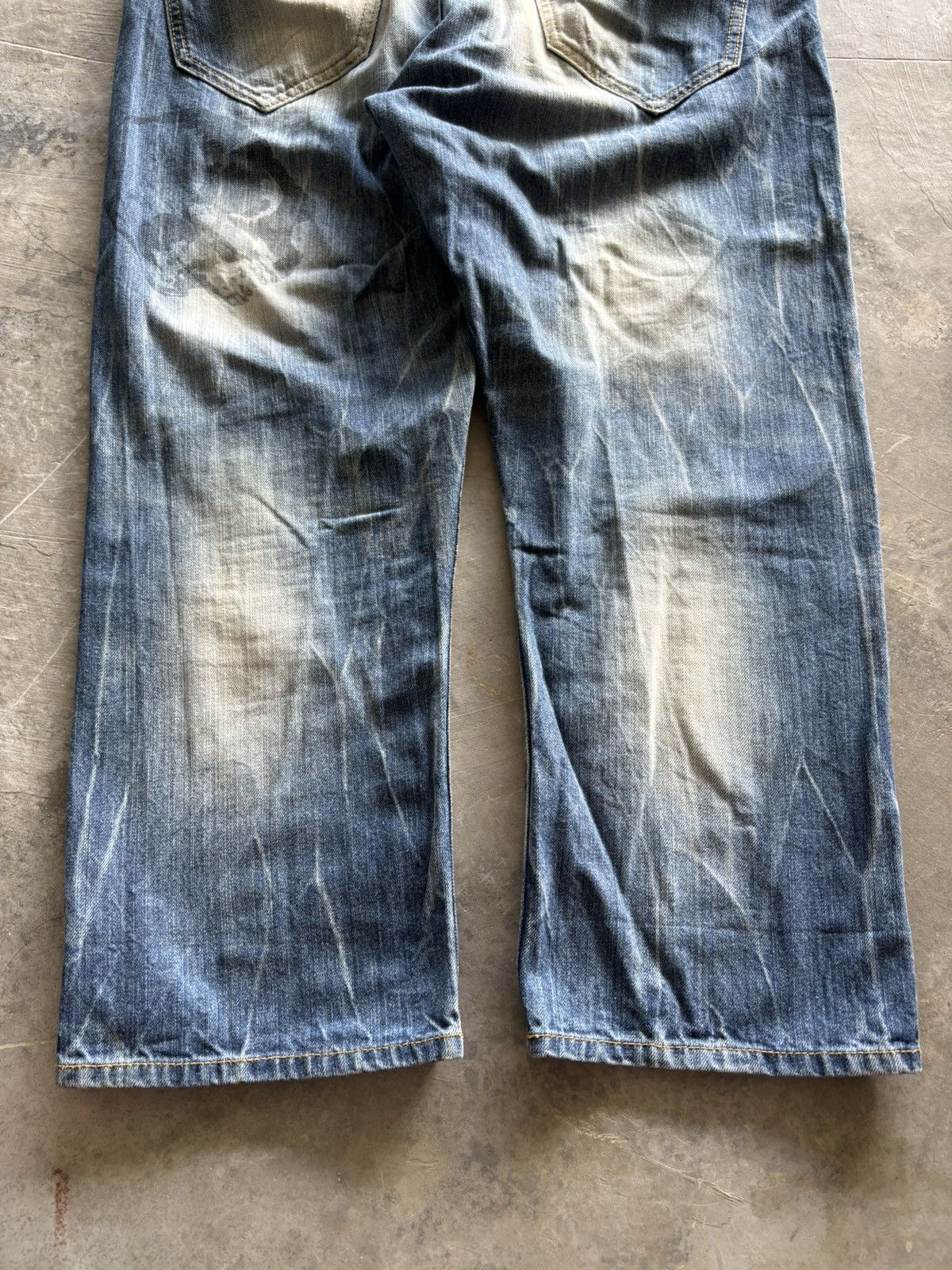 Hysteric Glamour RUSTY WASHED spinash poem skull punk grunge cropped style Size US 37 - 16 Thumbnail