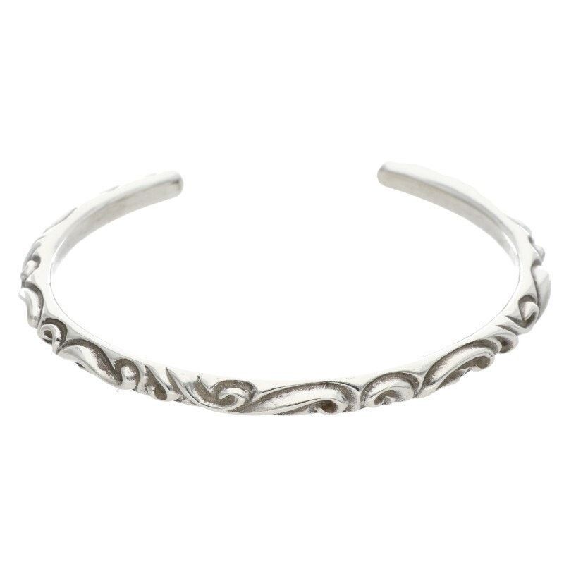 Chrome Hearts Chrome Hearts Scroll Band Silver Bangle Size ONE SIZE - 1 Thumbnail