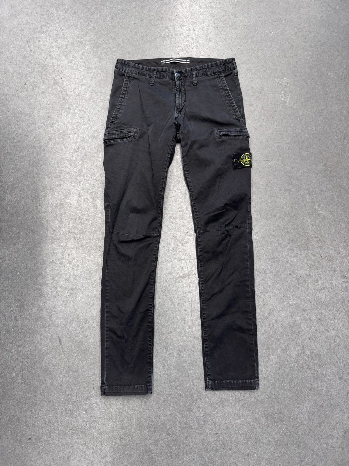 Stone Island Stone Island Slim Cargo Patch Logo Trackpants Size US 30 / EU 46 - 1 Thumbnail