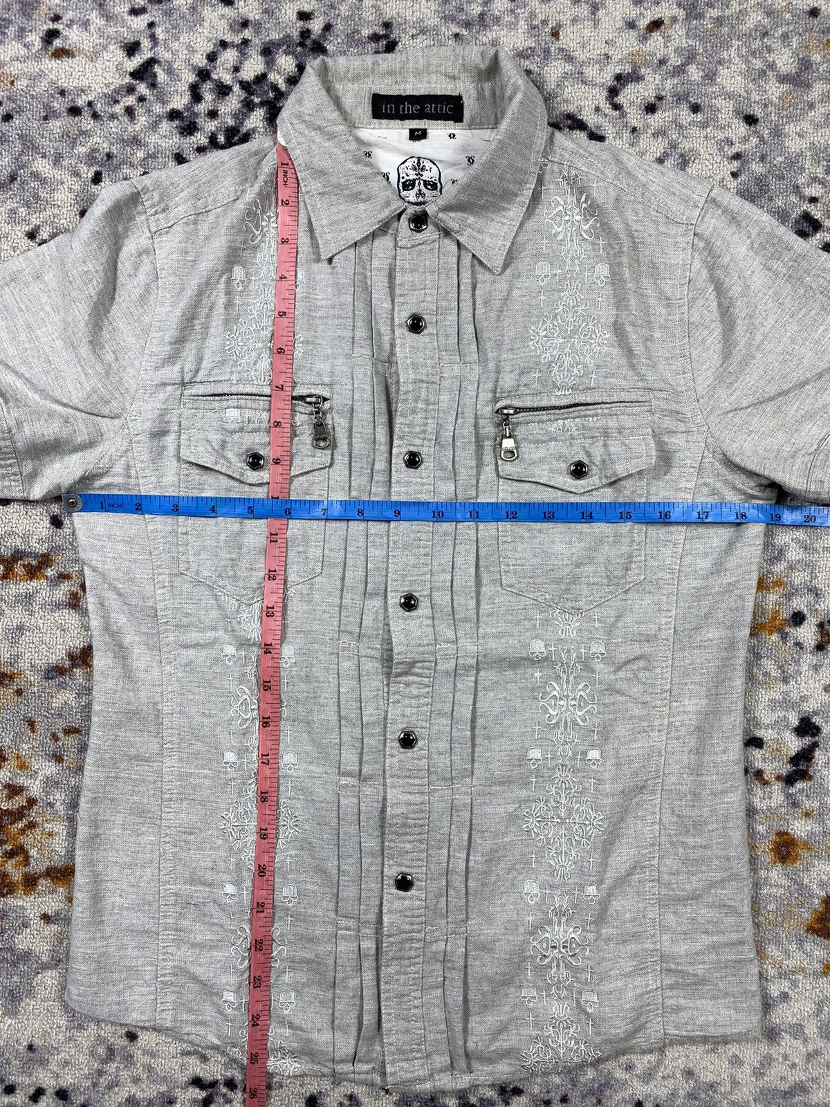In The Attic In the attic skull western style Button Up Shirt Size US M / EU 48-50 / 2 - 8 Thumbnail