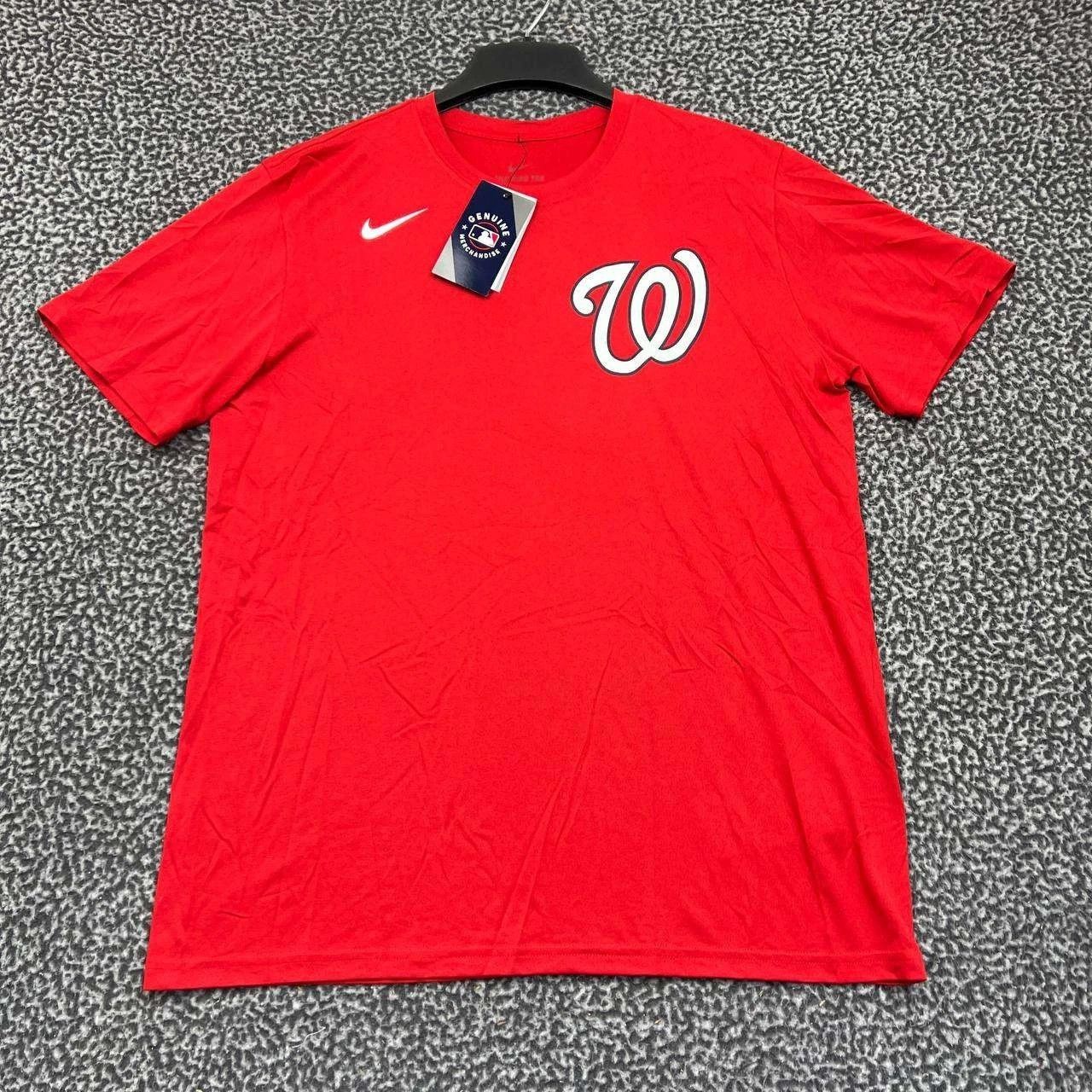 Nike Nike Dri-Fit Shirt Men Washington Nationals Crew Neck New L Size US L / EU 52-54 / 3 - 1 Thumbnail