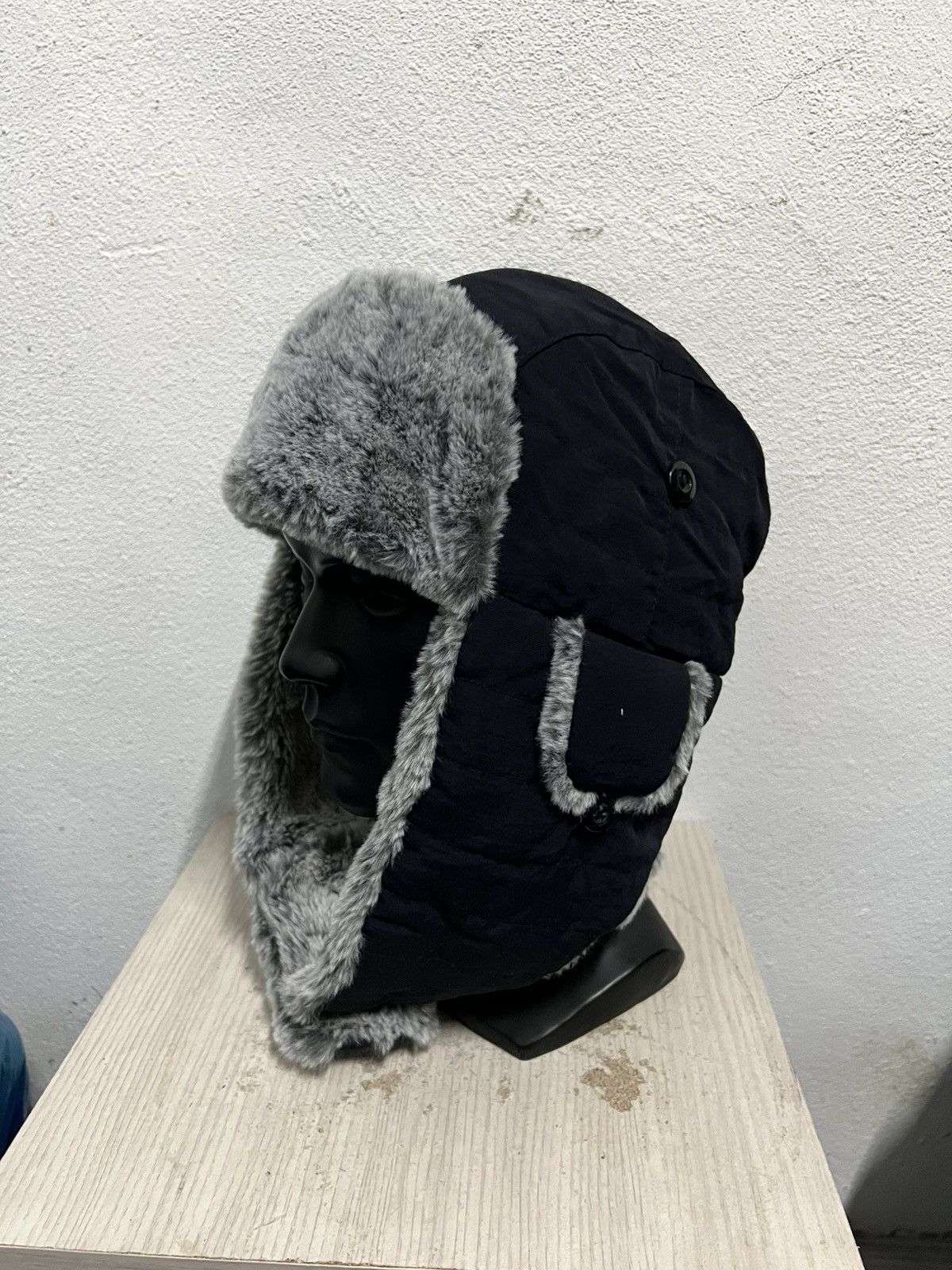Vintage Vintage broner Earflap Beanie Hat Size ONE SIZE - 3 Thumbnail
