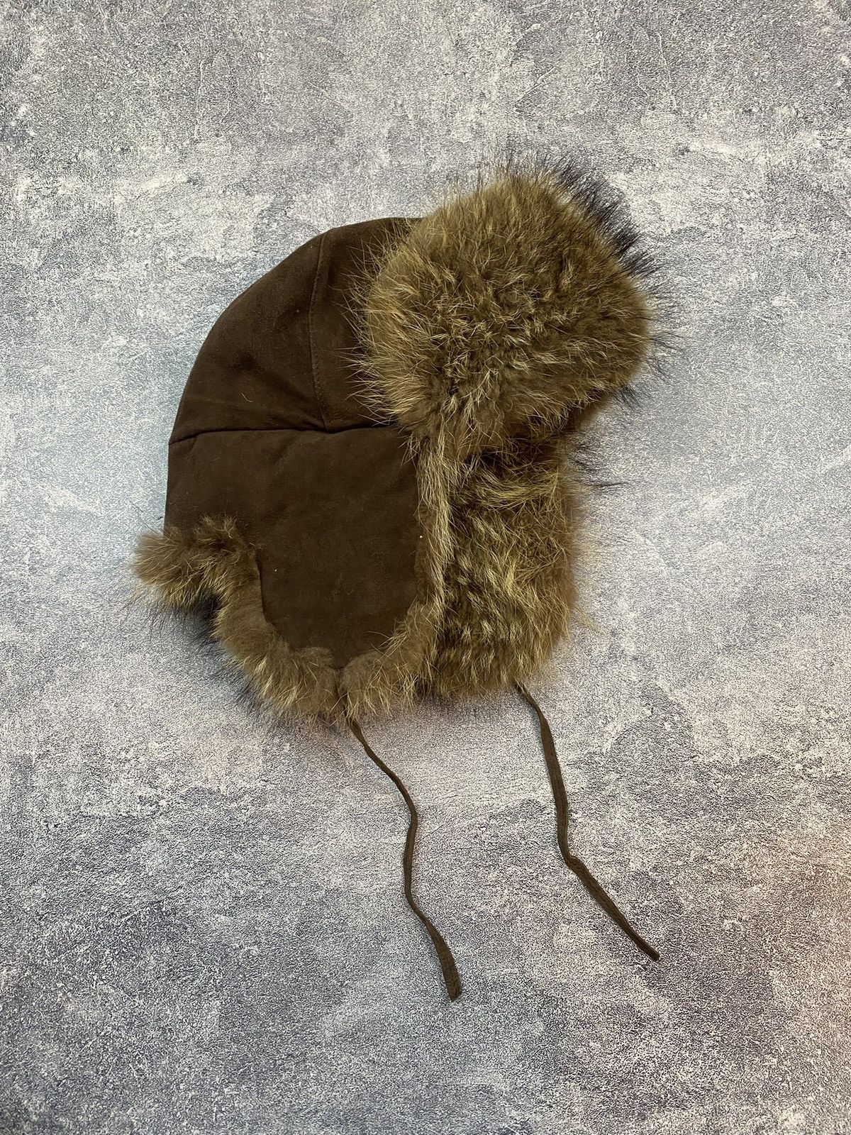 Japanese Brand × Vintage Y2K Faux Fur Ushanka Vintage Fuzzy Warm Trapper Hat Size ONE SIZE - 3 Thumbnail