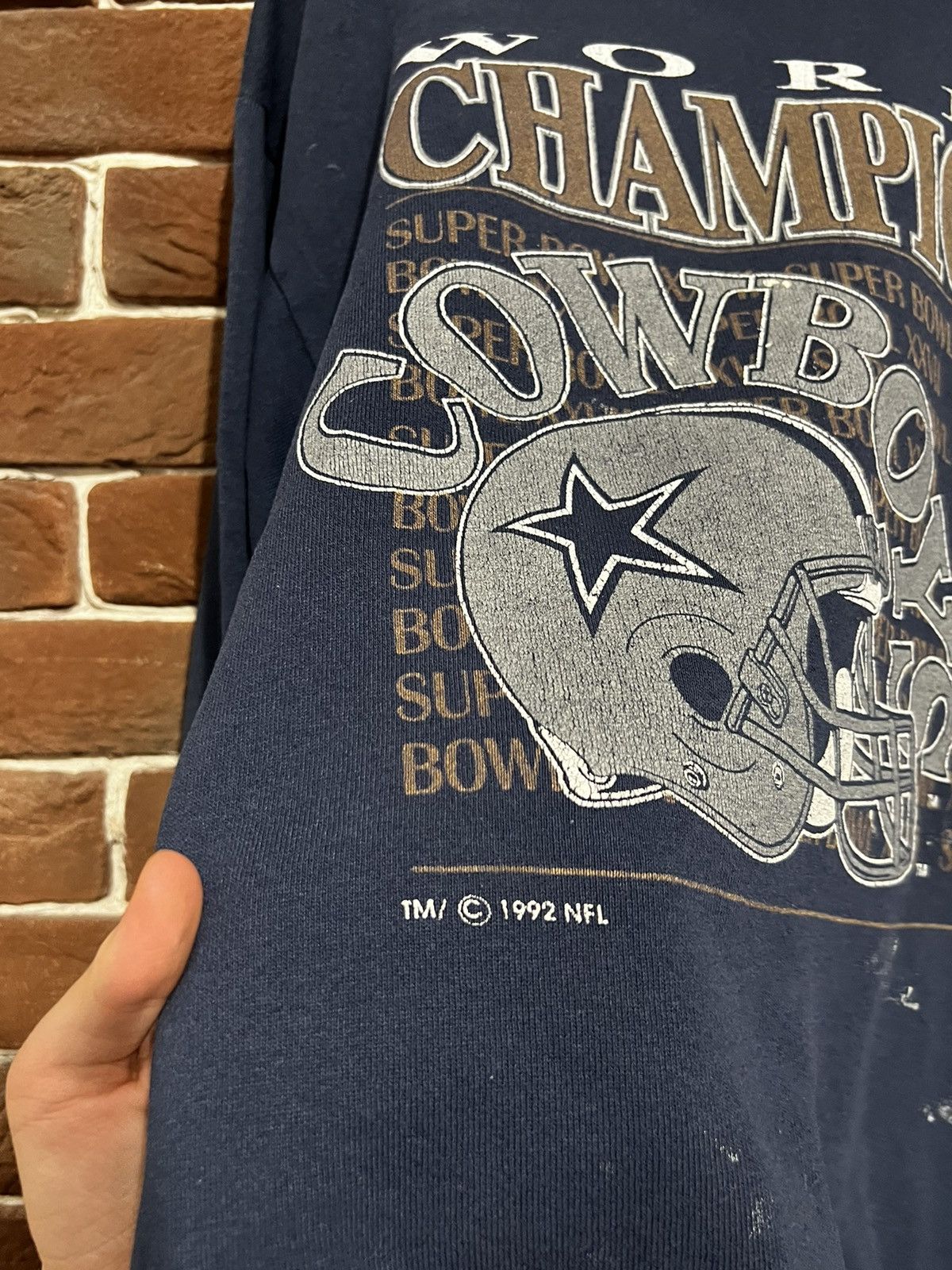 NFL Vintage 1994 Dallas Cowboys Super Bowl Champions Sweatshirt Size US L / EU 52-54 / 3 - 4 Thumbnail