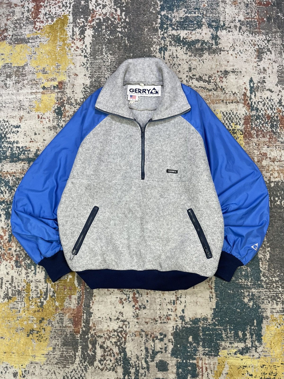 Vintage Vtg Gerry USA Half Zipper Pull Over Sweater Jacket Size US M / EU 48-50 / 2 - 5 Thumbnail