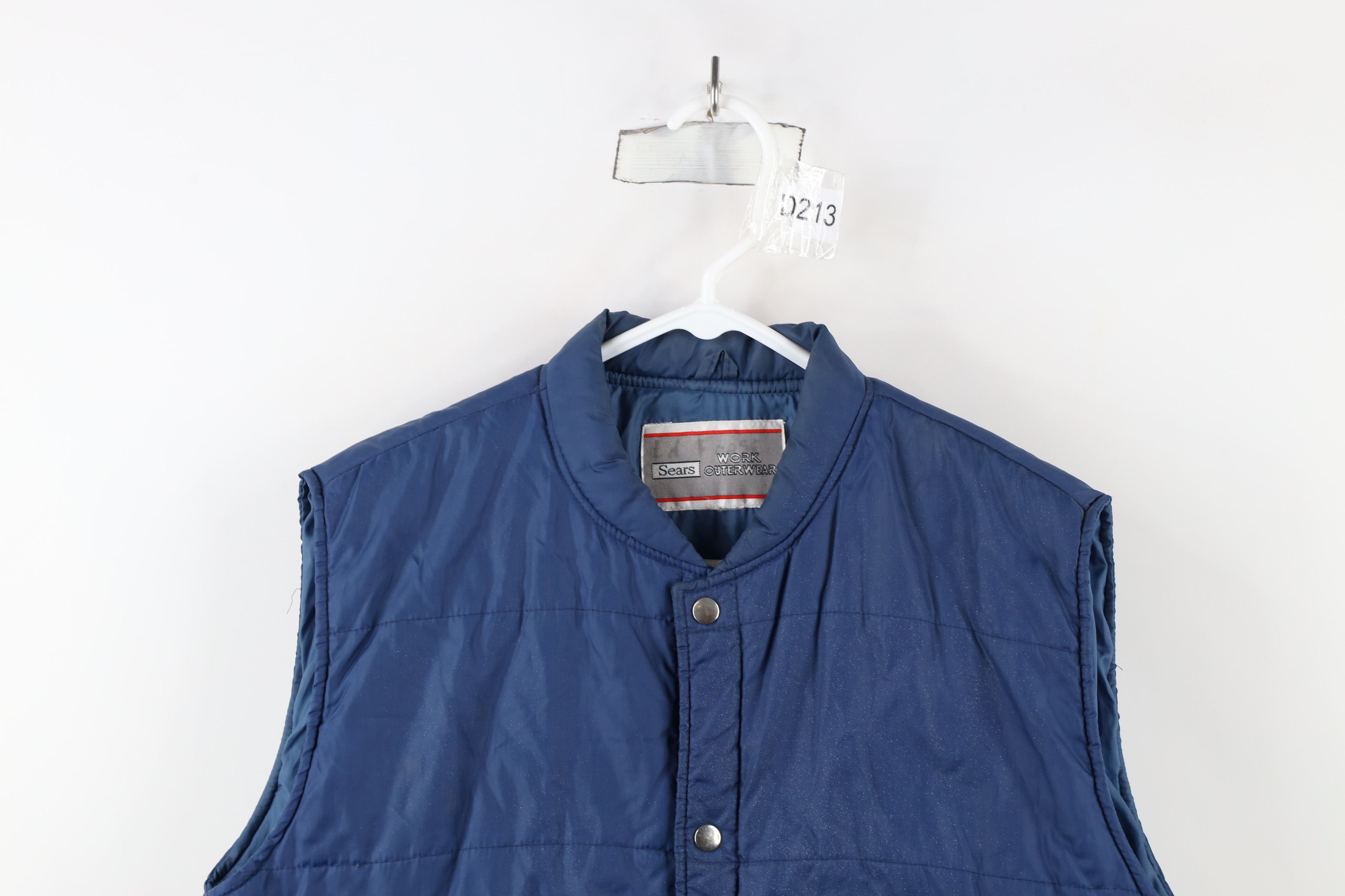 Vintage Vintage 70s Streetwear Button Puffer Vest Jacket Workwear Size US L / EU 52-54 / 3 - 2 Thumbnail