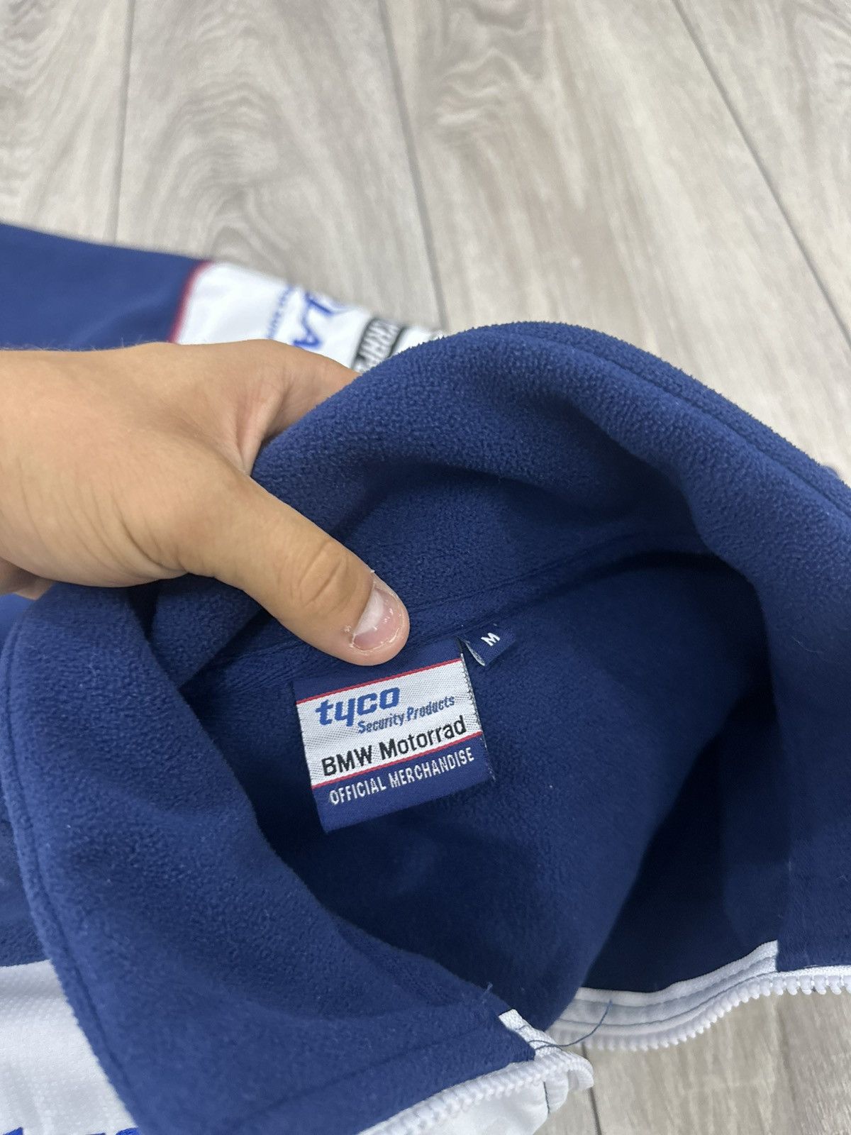 BMW BMW Racing Vintage 90s Fleece Jacket Size US M / EU 48-50 / 2 - 9 Thumbnail