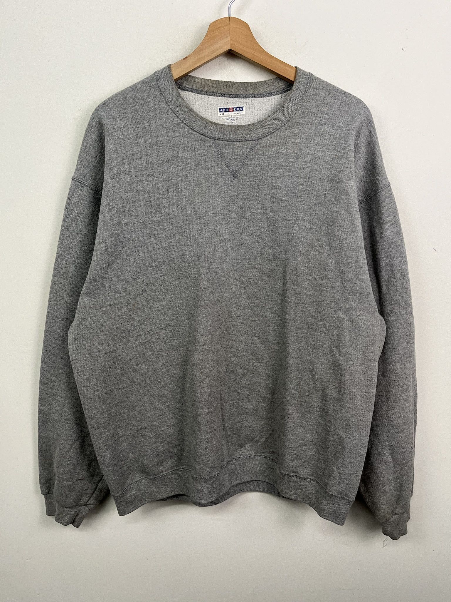 Other Vintage Blank Heather Grey Crewneck Sweatshirt Size L Size US L / EU 52-54 / 3 - 1 Thumbnail