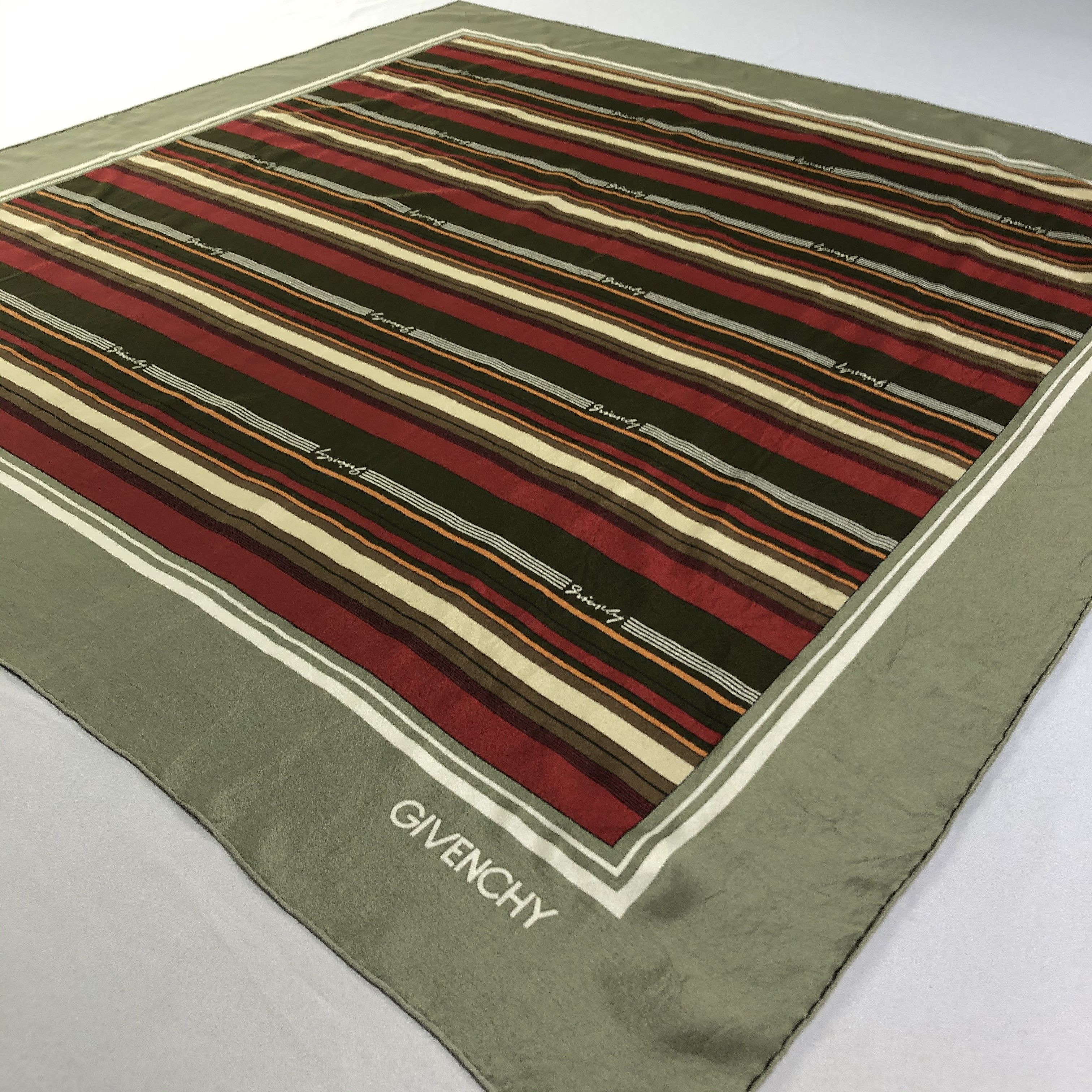 Vintage Vintage Givenchy Silk Scarf Size ONE SIZE - 3 Thumbnail