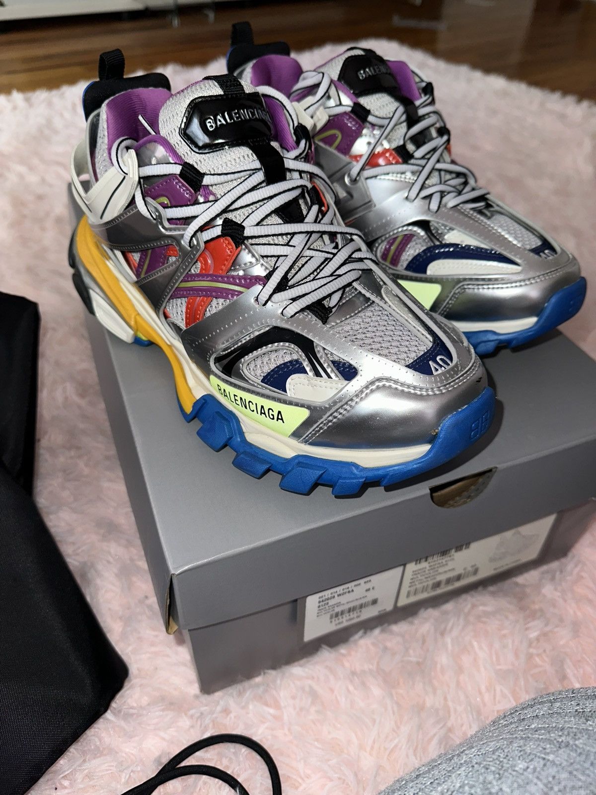 Balenciaga Balenciaga Track Sneaker 'Metallic Multicolor | Grailed