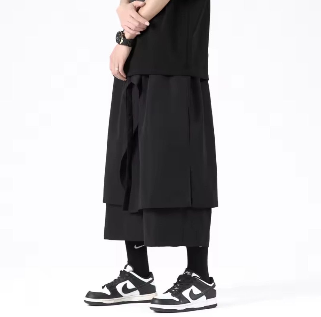 Designer × Japanese Brand Japanese style loose cropped trousers Size US 30 / EU 46 - 2 Thumbnail