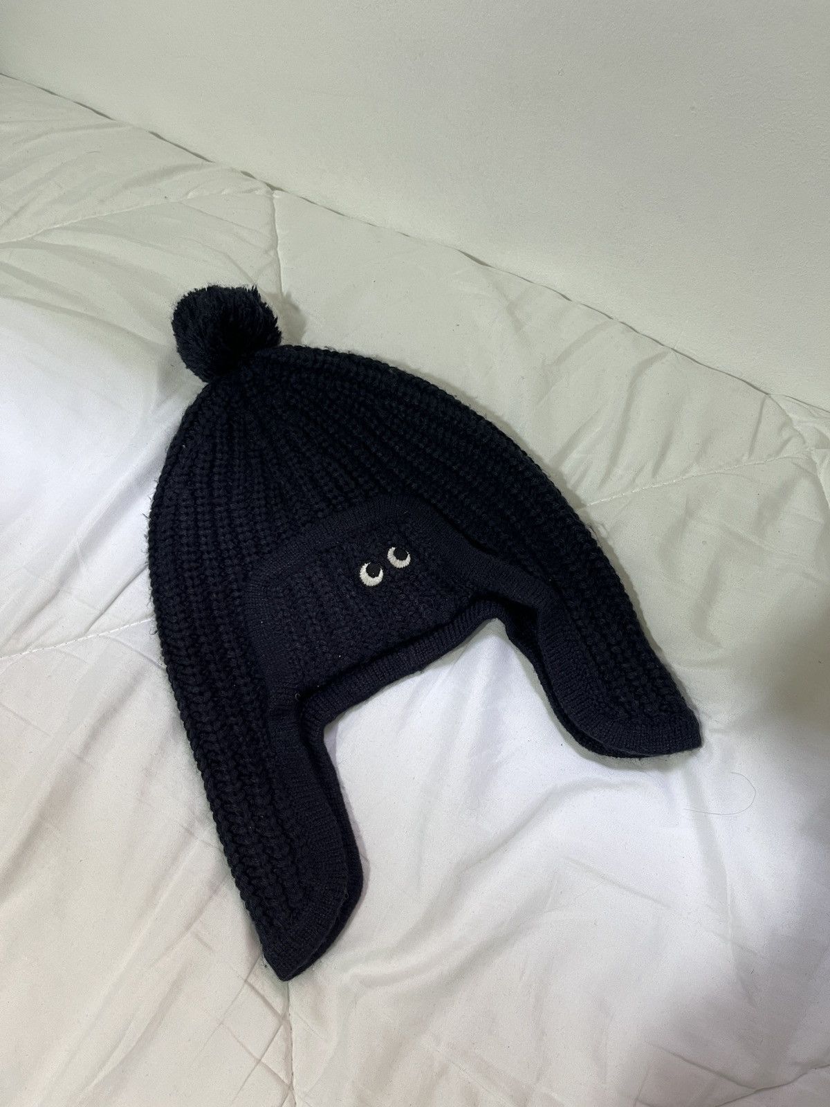 Anya Hindmarch Anya hindmarch x uniqlo navy beanie Size ONE SIZE - 3 Thumbnail