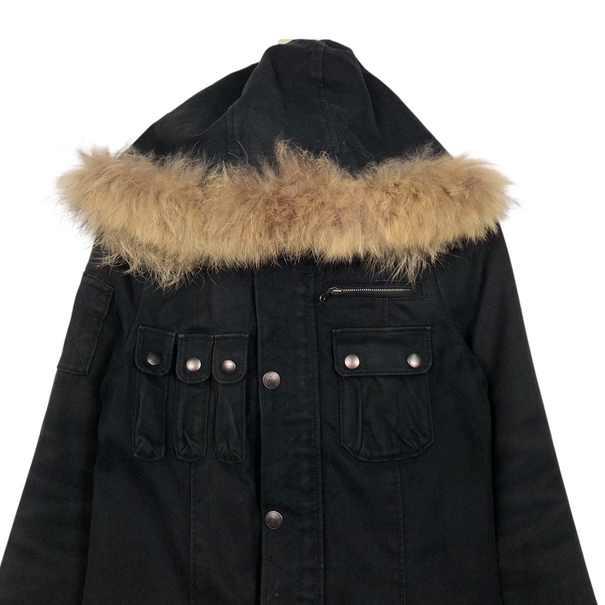 Japanese Brand Private Label Faux-Fur Trim Tactical Hooded Parka Size US M / EU 48-50 / 2 - 4 Thumbnail