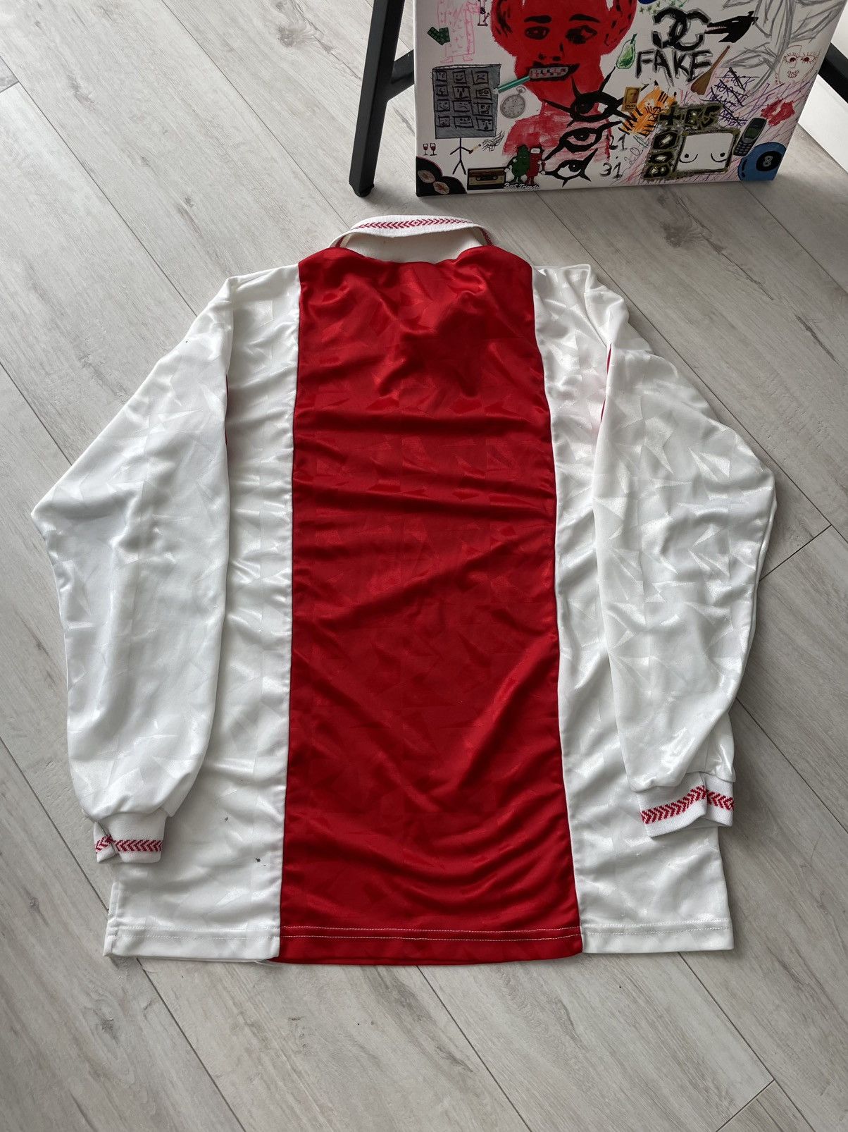 Hummel Vintage Hummel 1992/1994 Denmark Jersey Long Sleeve Shirt Size US XL / EU 56 / 4 - 3 Thumbnail