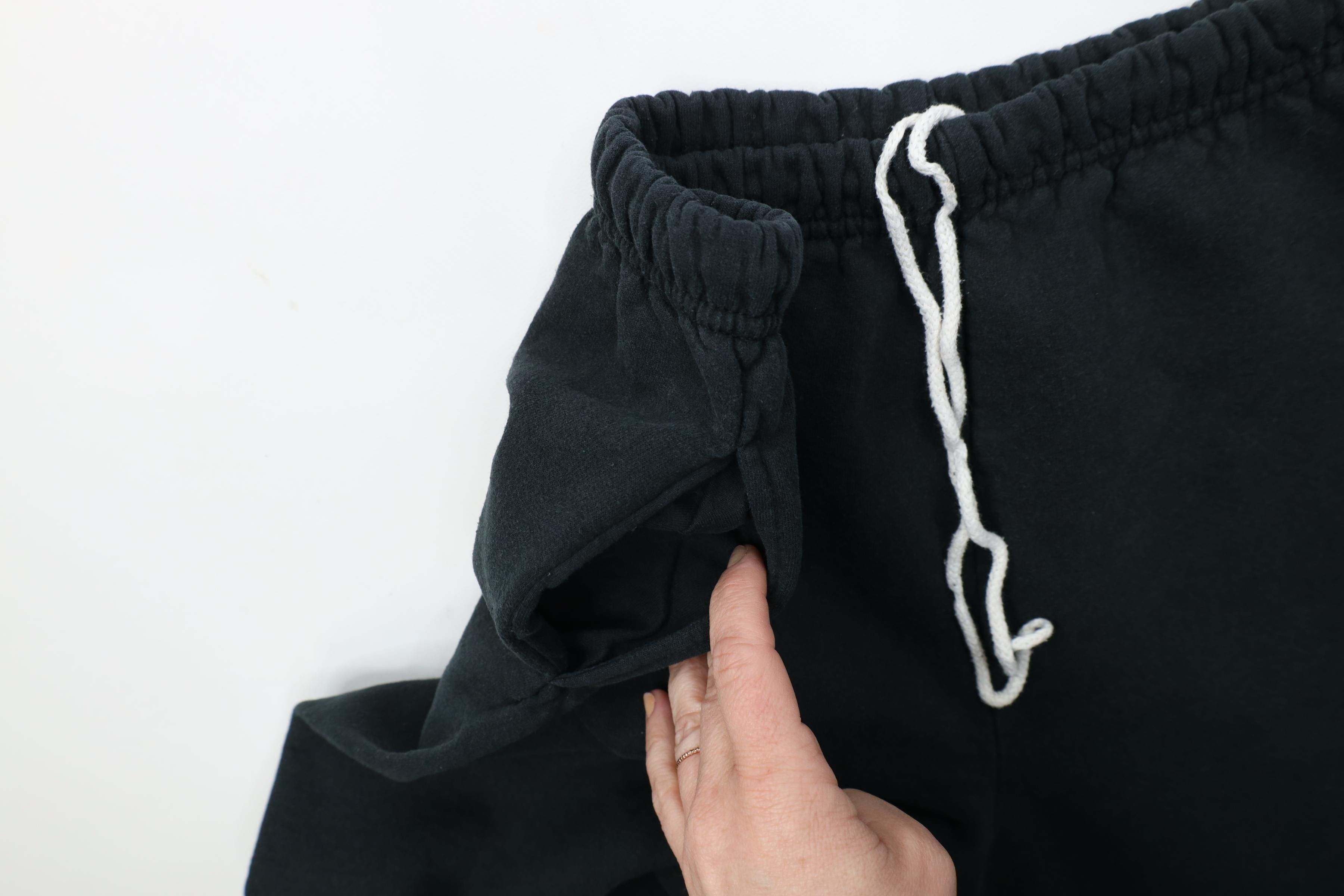 Vintage Vintage 90s Y2K Streetwear Sweatpants Joggers Pants Black Size US 38 / EU 54 - 8 Thumbnail