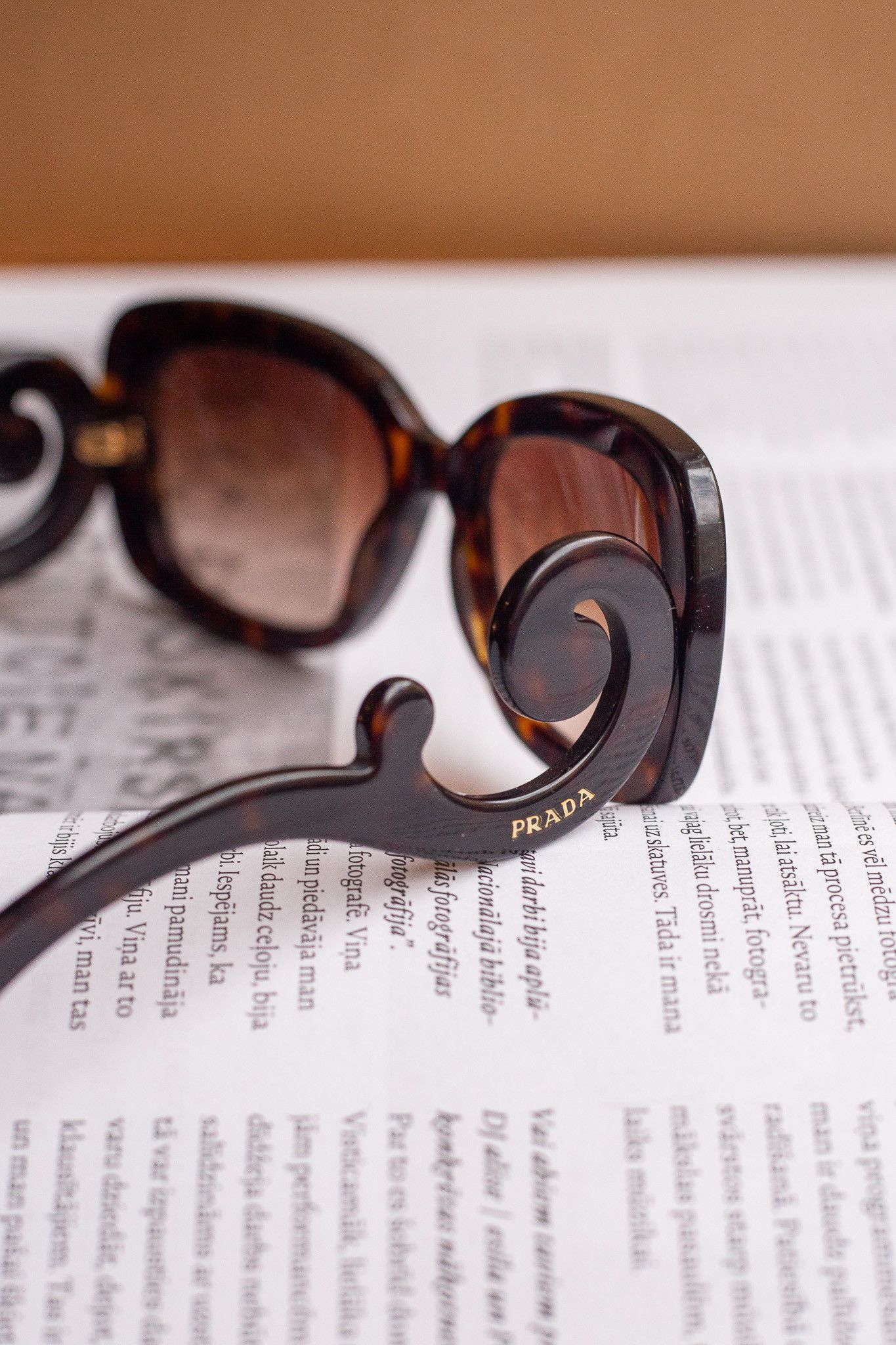 Prada Prada SPR 27N "Minimal Baroque" Archive Sunglasses Size ONE SIZE - 8 Thumbnail