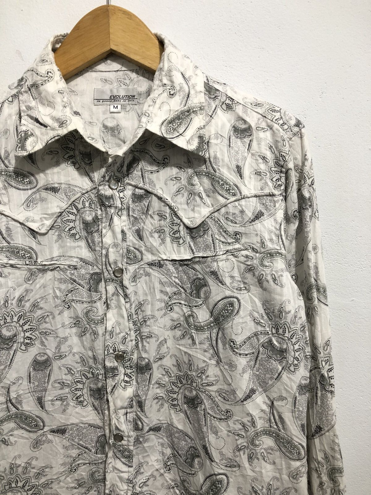 Yohji Yamamoto Japanese Bandana Western Shirt Kapital Style Size US M / EU 48-50 / 2 - 3 Thumbnail