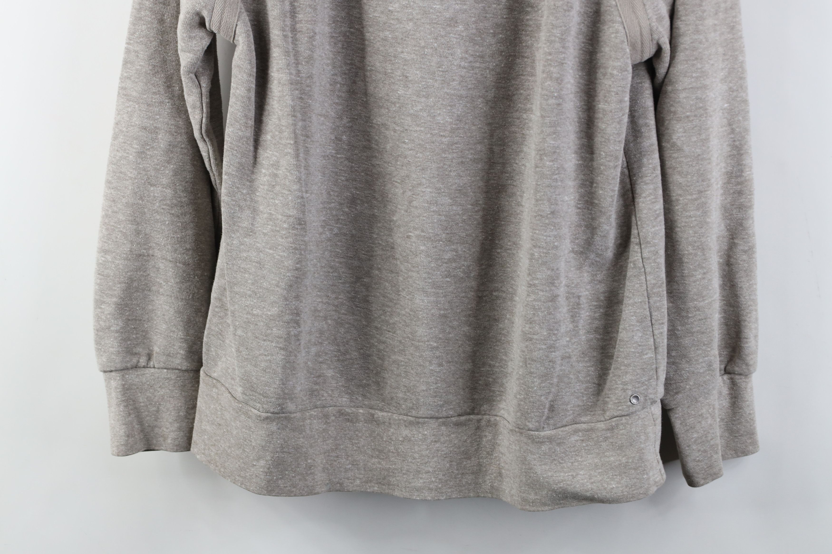 Prana prAna Breathe Blank Linen Blend Crewneck Sweatshirt Gray Size M / US 6-8 / IT 42-44 - 3 Thumbnail