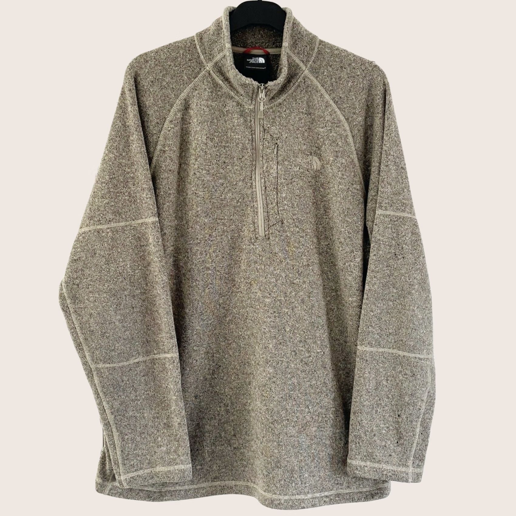 The North Face The North Face Jacket Mens XL Zip Pullover Size Light Brown Mix Used Damaged Size US XL / EU 56 / 4 - 1 Thumbnail