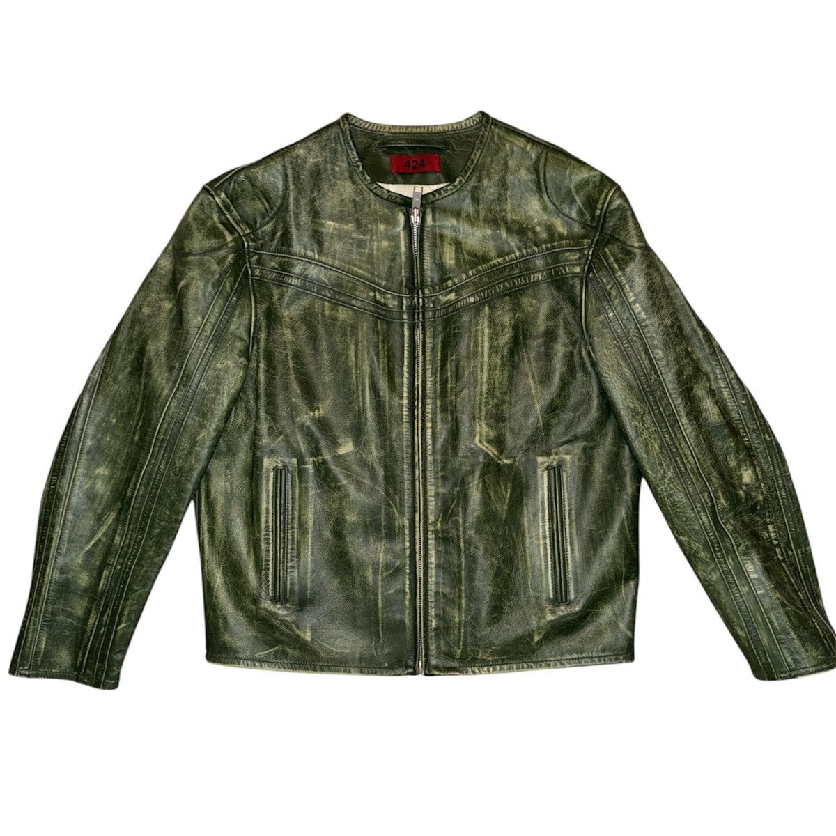 424 424 Tokyo Leather Jacket Size US M / EU 48-50 / 2 - 1 Thumbnail