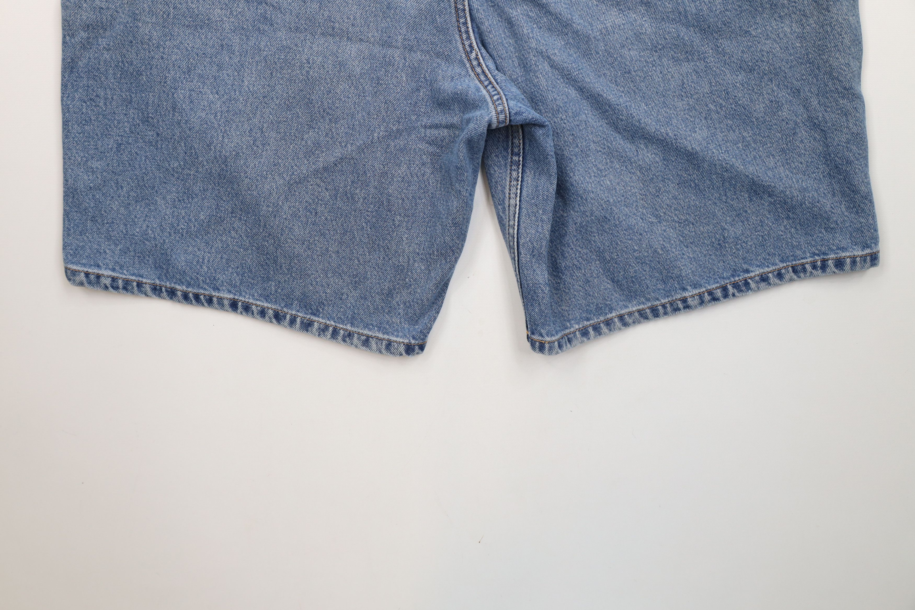 Calvin Klein × Vintage Vintage 90s Calvin Klein Relaxed Fit Denim Jean Shorts Jorts Size US 38 / EU 54 - 13 Thumbnail