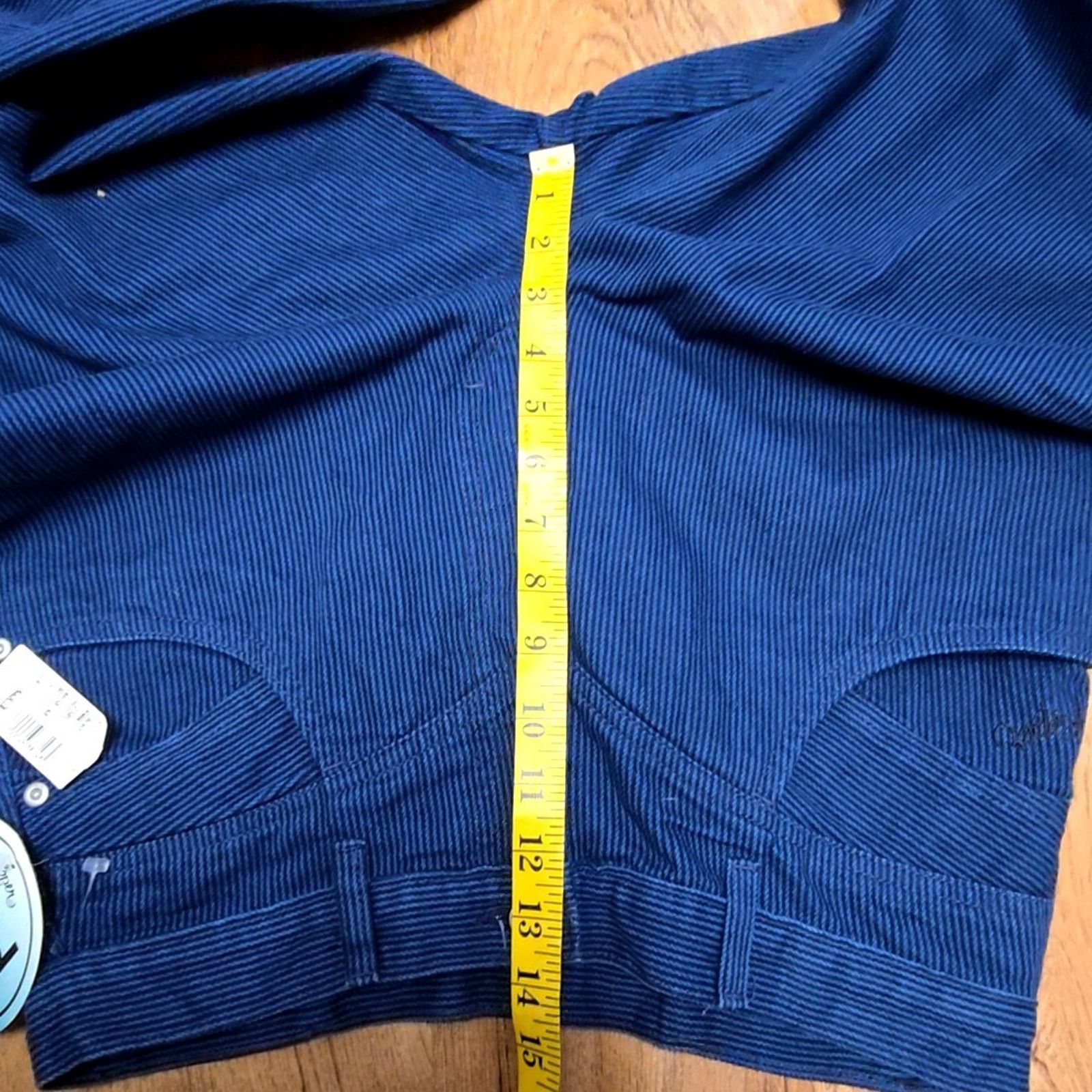 Roper Vintage Pinstriped Jeans Blue High Waist 80s Womens 15 Size 36" / US 14 / IT 50 - 11 Thumbnail