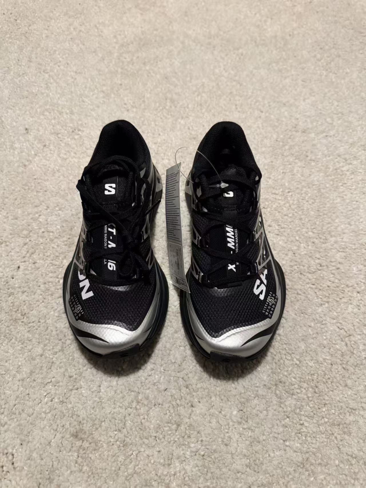 Maison Margiela × Salomon Salomon XT-MM-6 x MM6 Maison Margiela Sneakers Black Silver Size US 6 / IT 36 - 3 Thumbnail