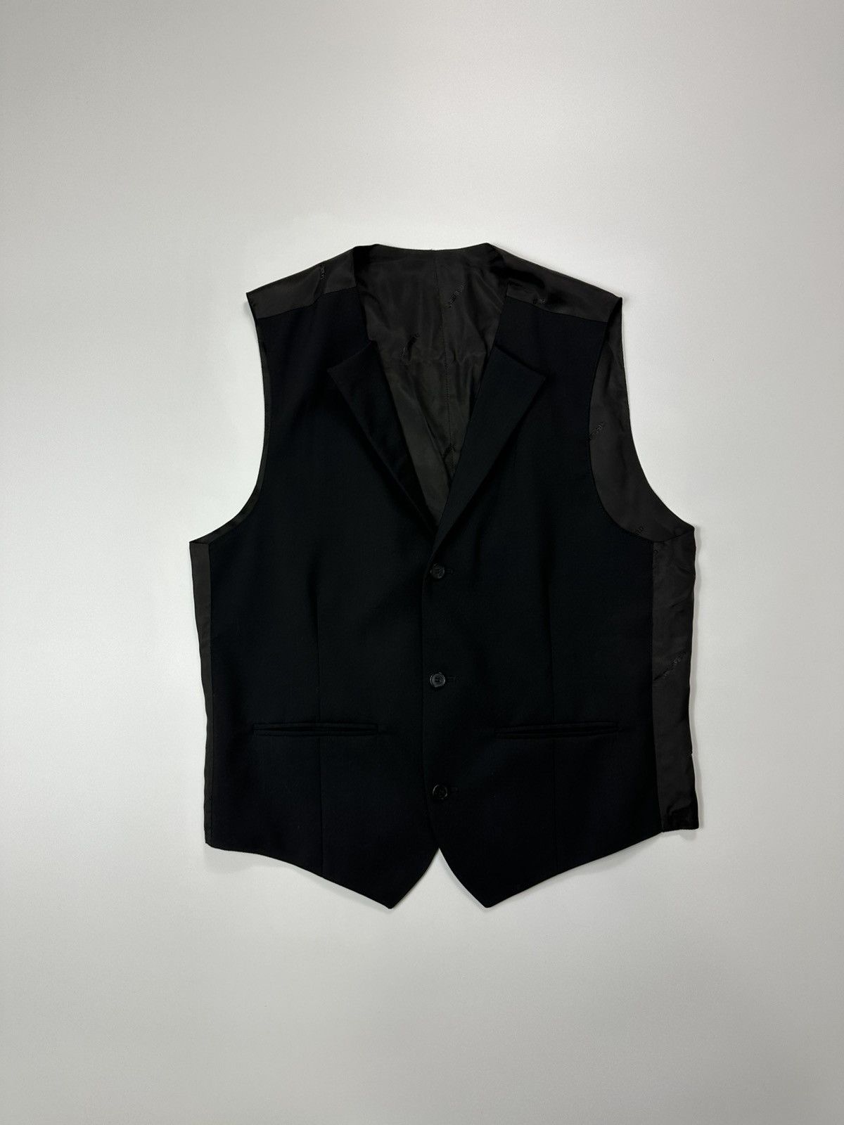 Karl Lagerfeld Karl Lagerfeld Formal Classic Vest Black Size 42R - 1 Thumbnail