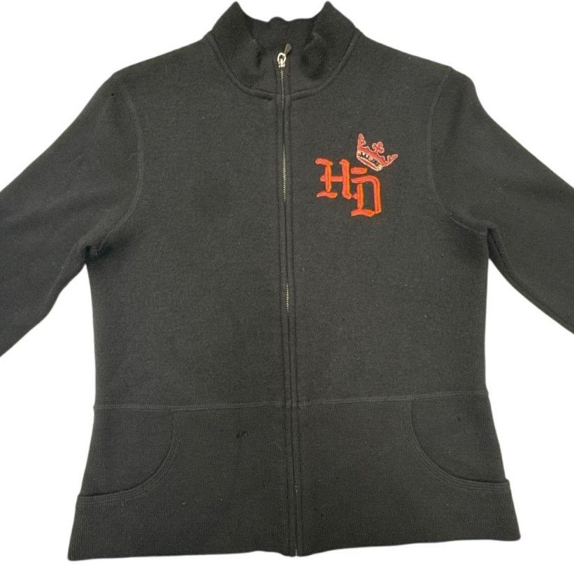Harley Davidson Harley Davidson Cycle Queen Black Wool Sweater BIker Medium Size M / US 6-8 / IT 42-44 - 14 Thumbnail