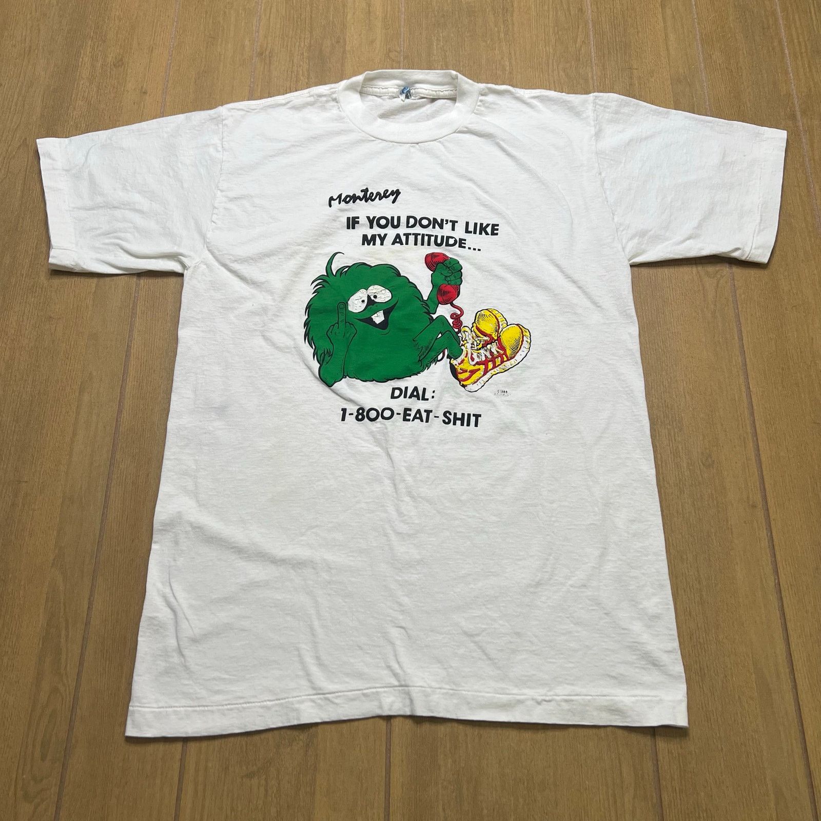 Vintage Vtg 80s Rare Camacho “if you don’t like my attitude” Sz L Size US L / EU 52-54 / 3 - 1 Thumbnail