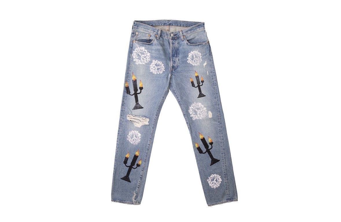 DENIM TEARS × Virgil Abloh DENIM TEARS x VIRGIL ABLOH “MESSAGE IN A TEAR” Size US 34 / EU 50 - 8 Thumbnail