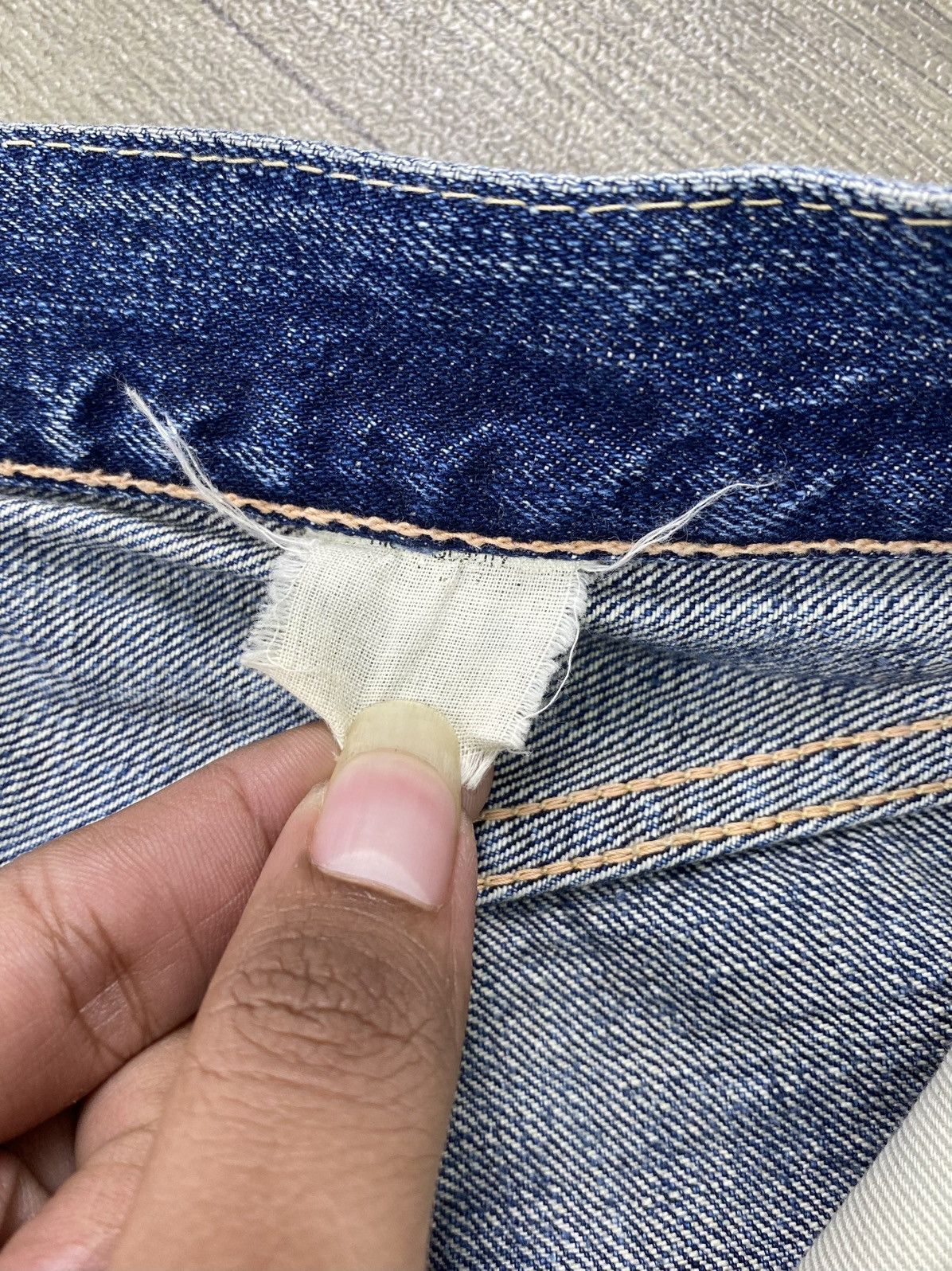 Sugar Cane 🇯🇵Vintage Sugar Cane 1947 Distressed Faded Selvedge Denim Size US 29 - 12 Thumbnail