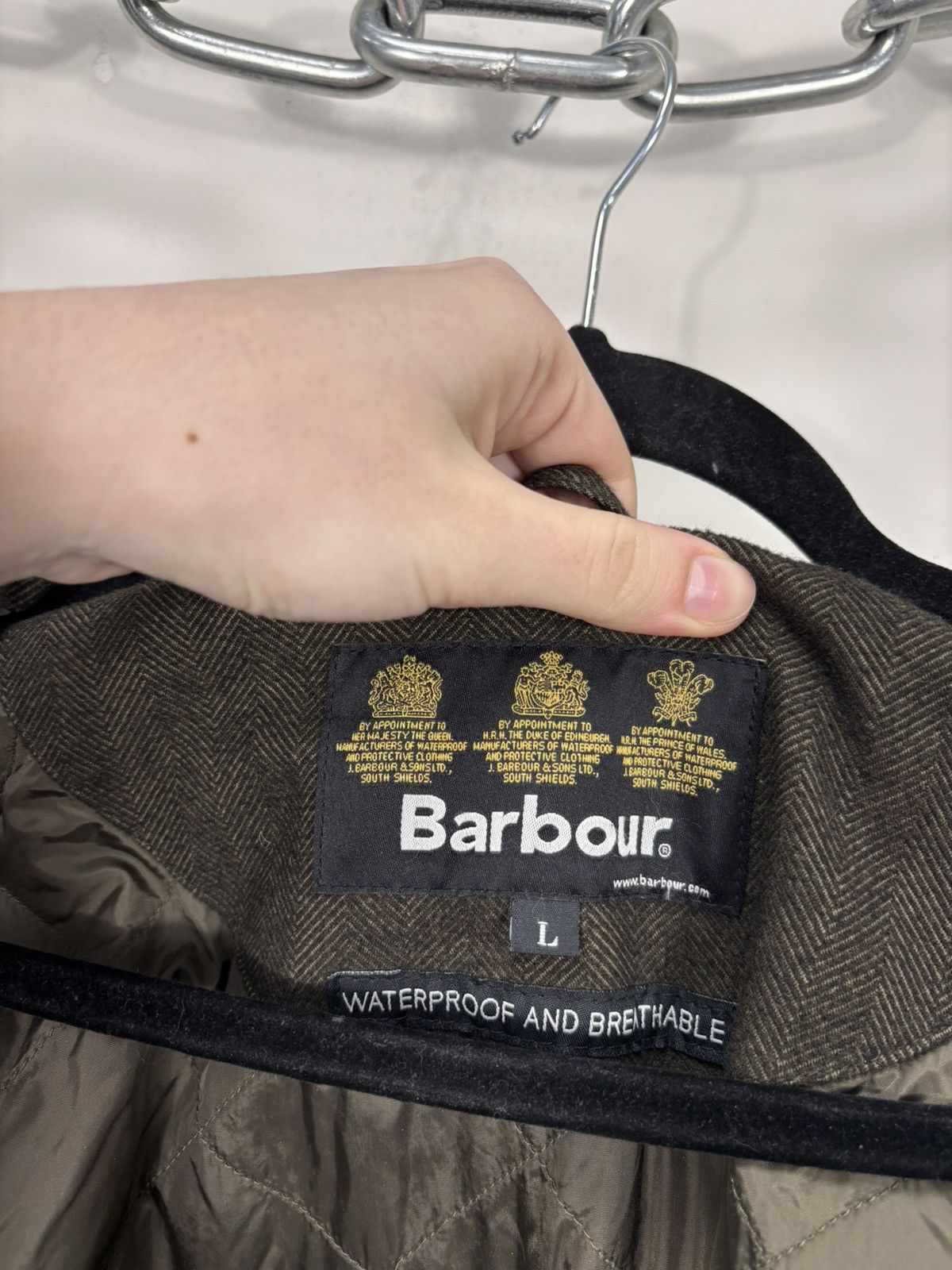 Barbour Barbour Herringbone Challenger Men’s Brown Coat Jacket Size US L / EU 52-54 / 3 - 16 Thumbnail