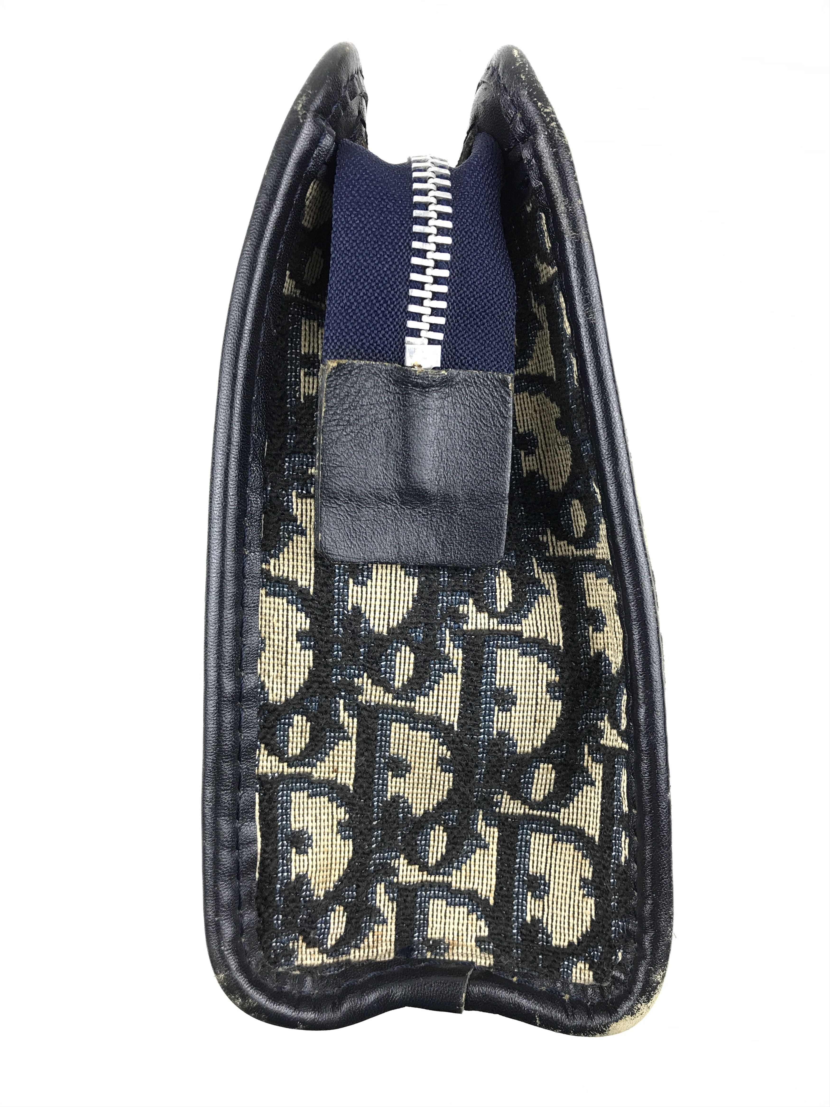 Christian Dior Monsieur Vintage Christian Dior Oblique Pouch Bag Size ONE SIZE - 4 Thumbnail