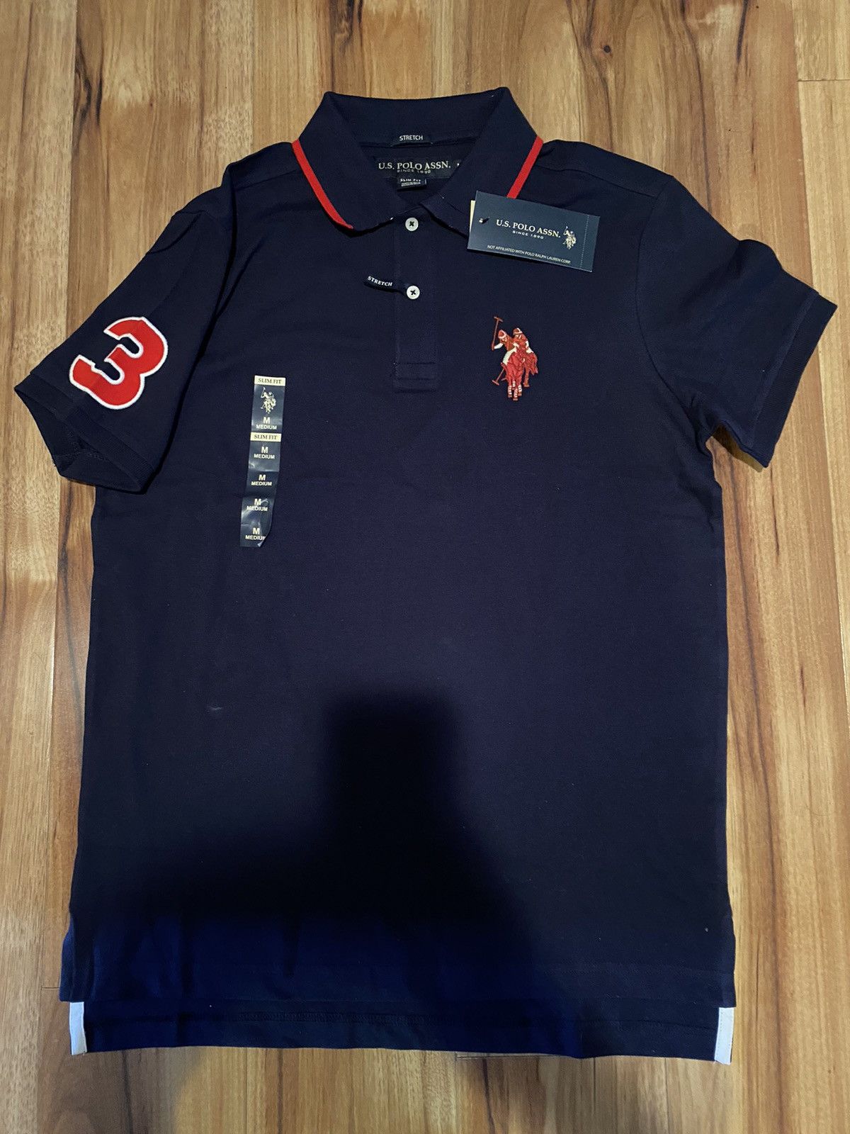 U.S. Polo Assn. Brand New Navy Blue U.S. Polo Assn. Polo Size US M / EU 48-50 / 2 - 1 Thumbnail
