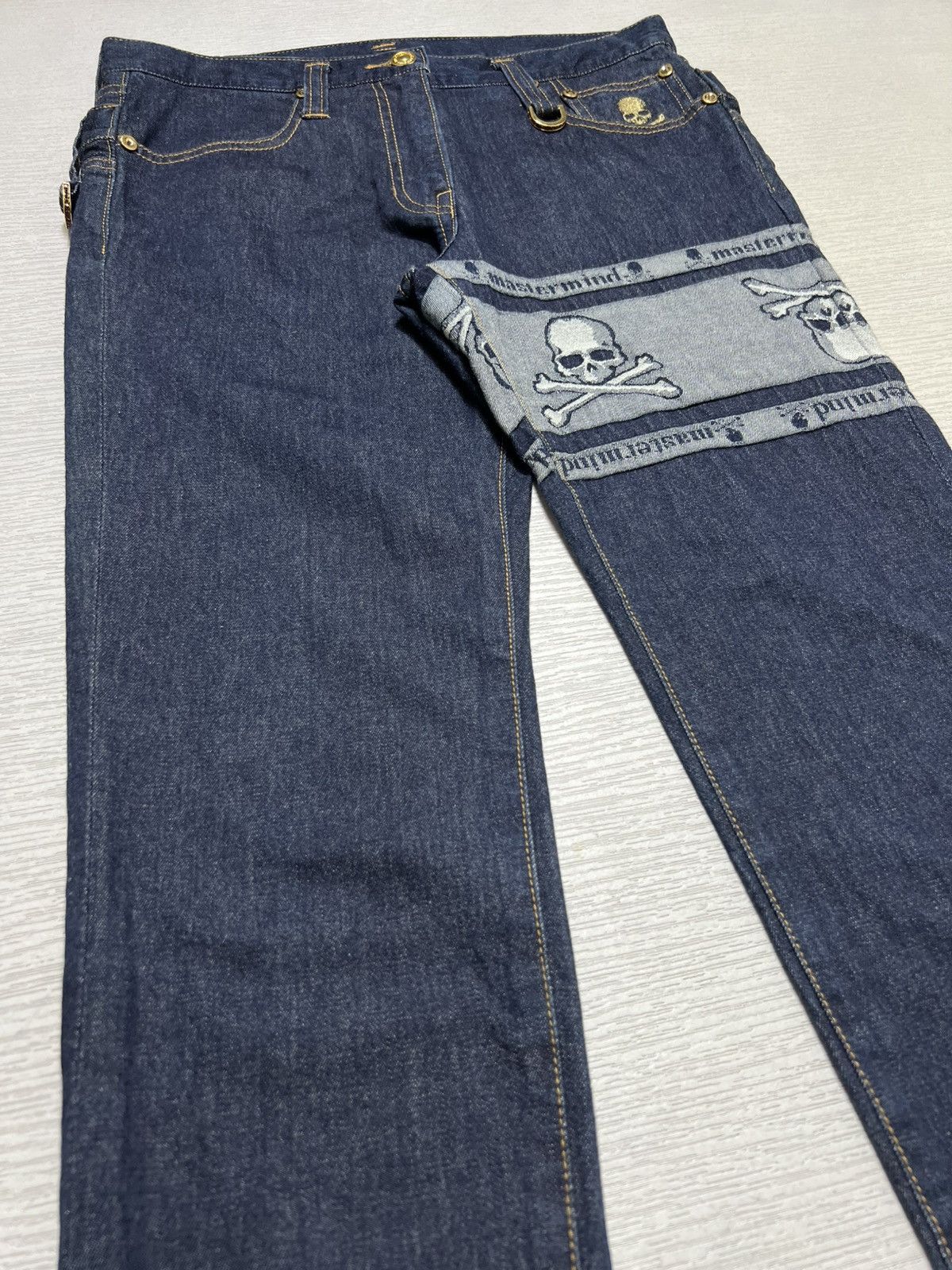 Mastermind Japan Mastermind Japan - “Dreaming" Slim Double Waisted Jeans Size US 30 / EU 46 - 4 Thumbnail