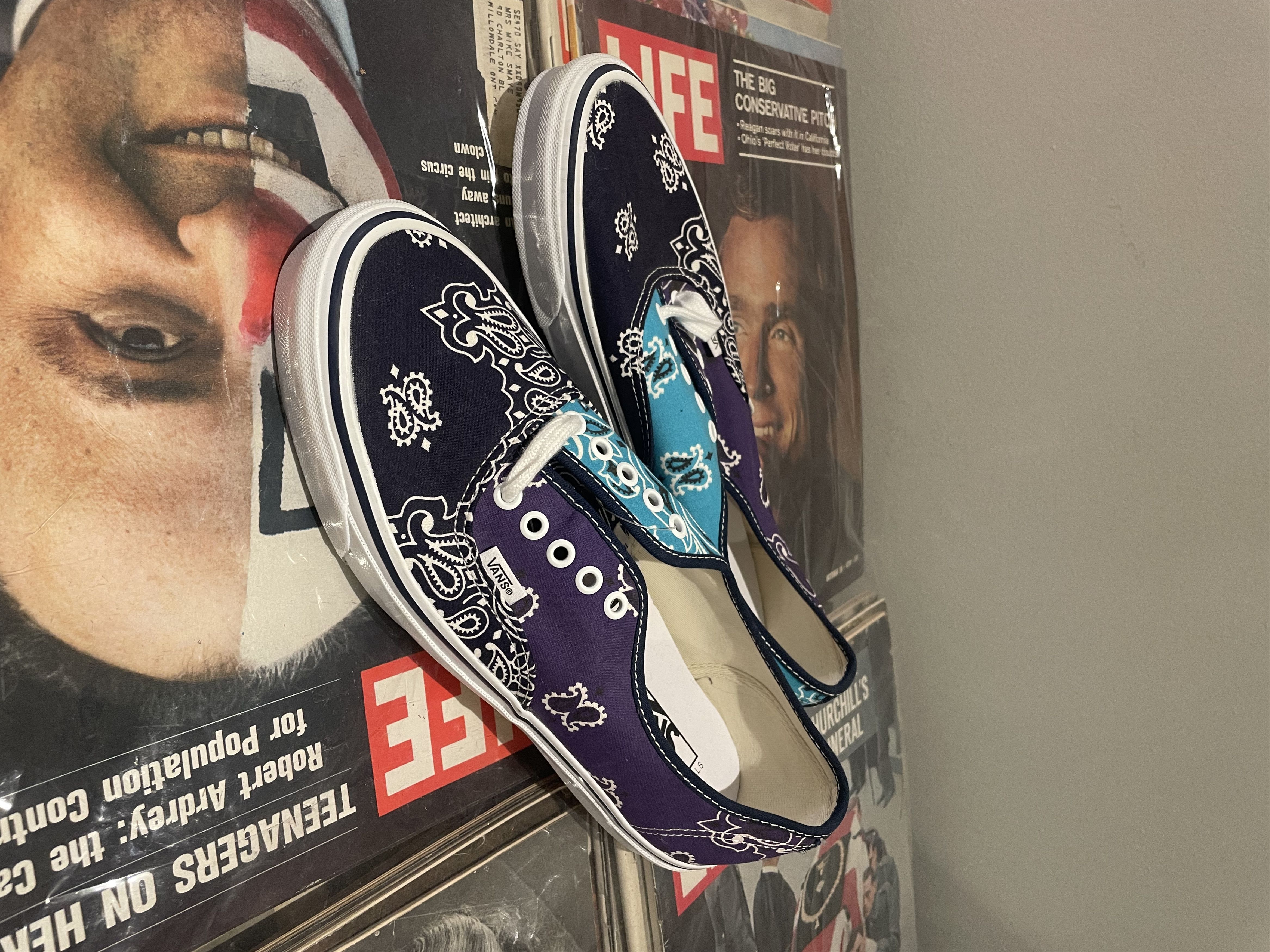 Vans Vans Purple Bandana Size US 11.5 / EU 44-45 - 1 Thumbnail