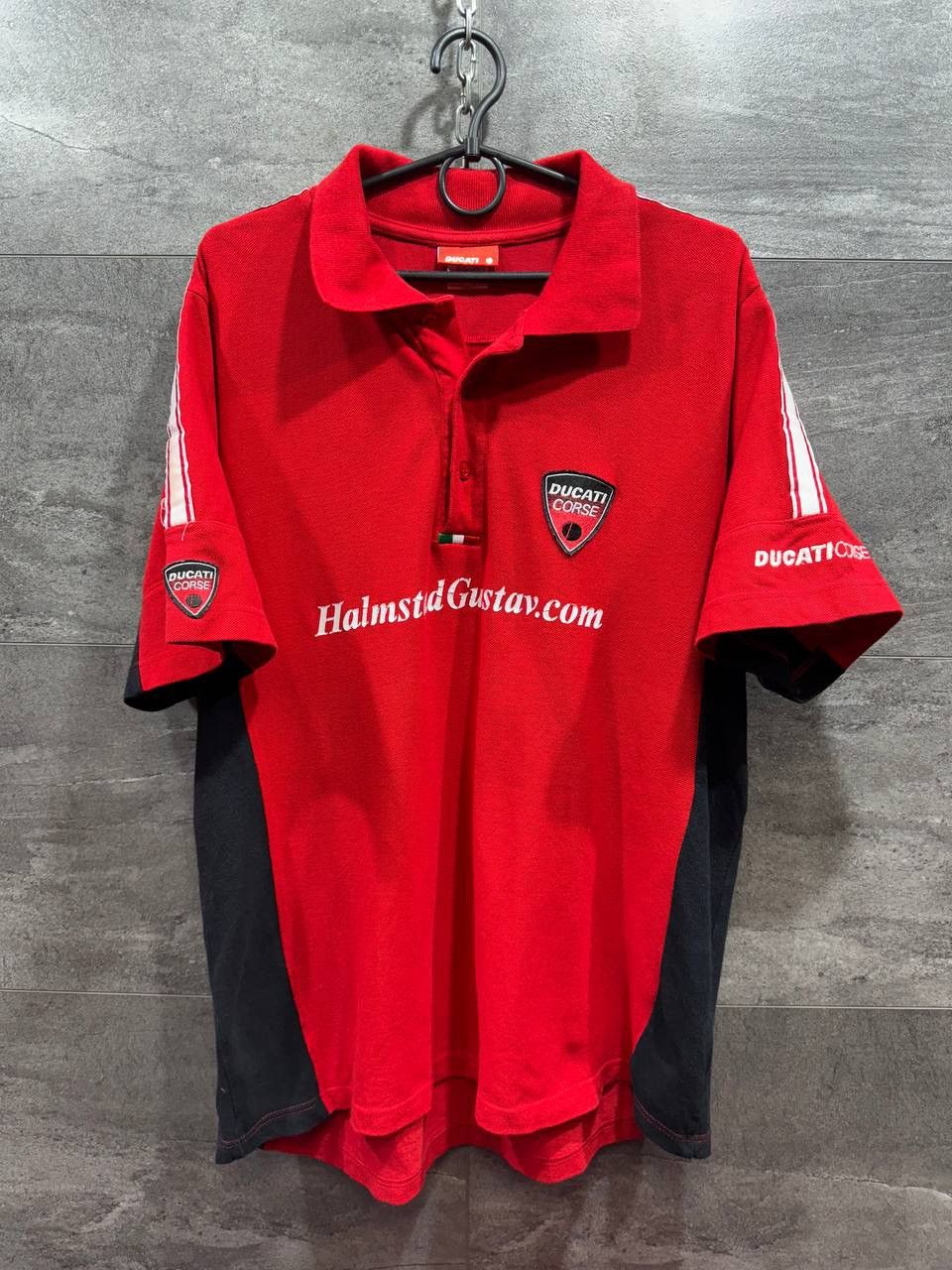 Ducati DUCATI Corse Vintage Polo Shirt Halmstad Gustav Rare Men’s Size US XL / EU 56 / 4 - 1 Thumbnail